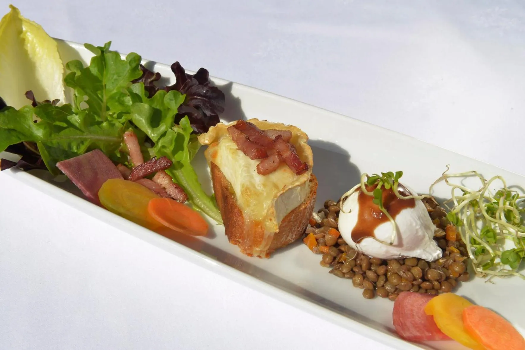 Food close-up in Logis Hotel Le Prieure