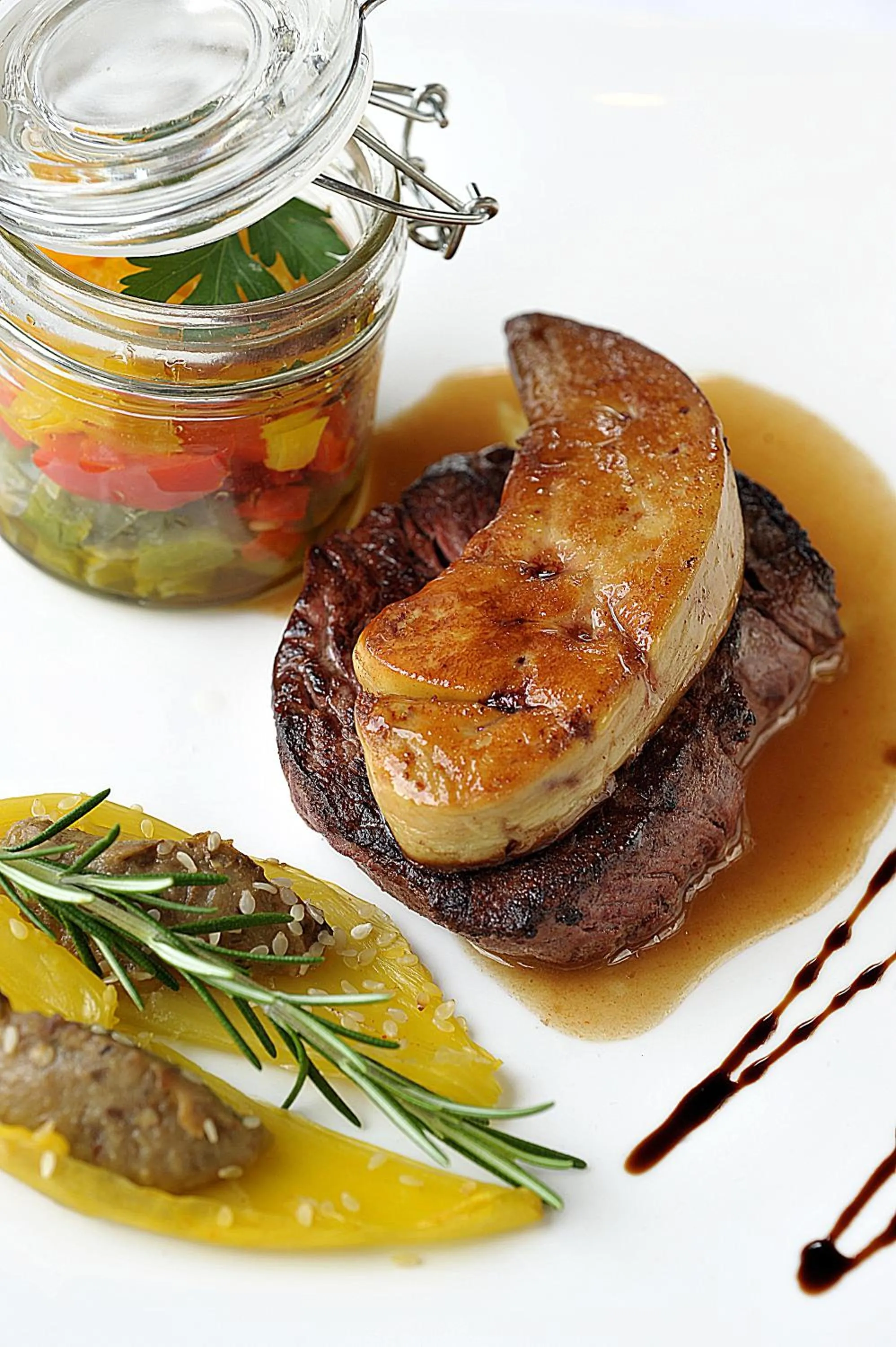 Food close-up in Logis Hotel Le Prieure