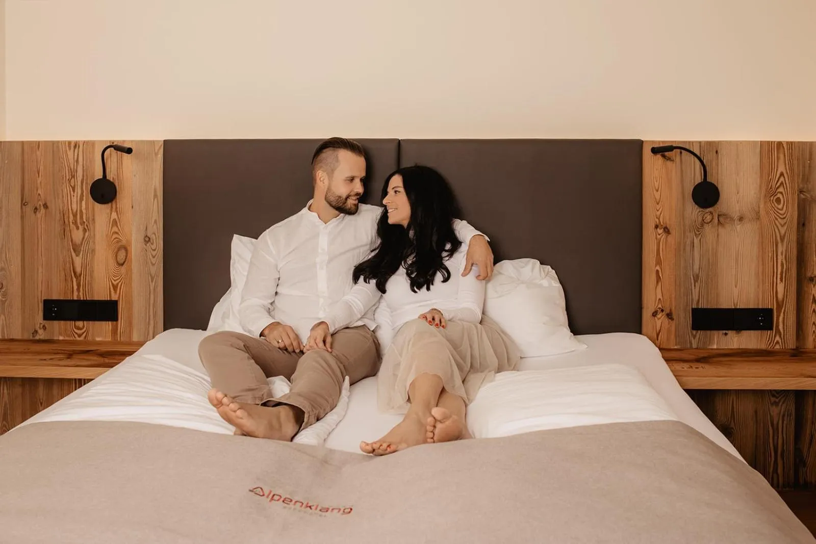 Photo of the whole room, Bed in Berghotel Alpenklang