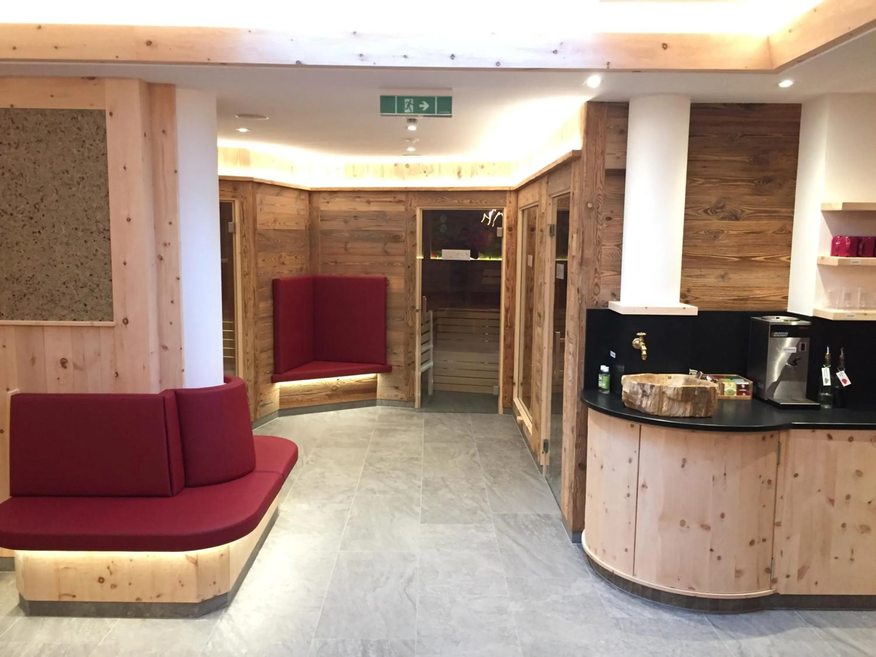 Sauna in Berghotel Alpenklang