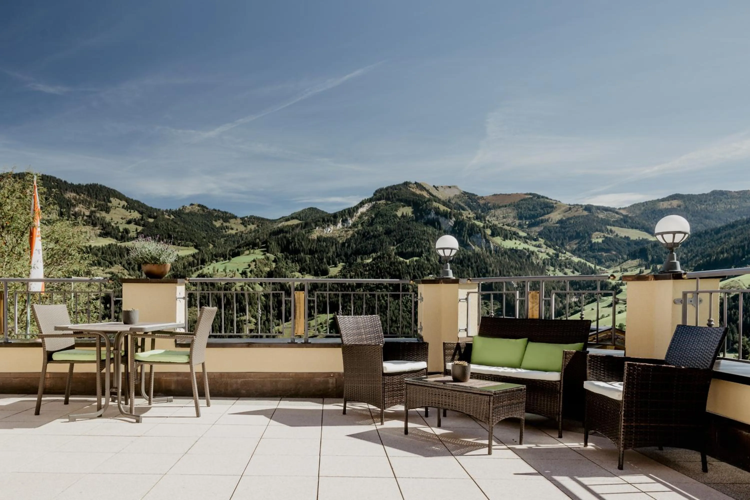 View (from property/room) in Berghotel Alpenklang