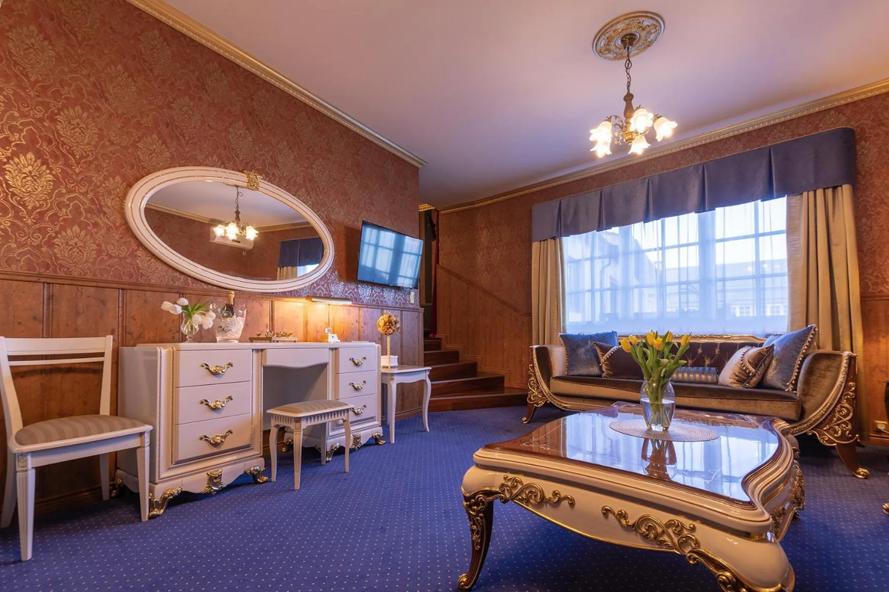 Living room in Hansa Hotel