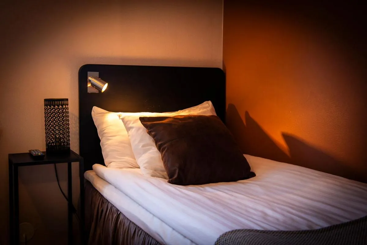 Bed in Hotell Aqva Restaurang & Bar Ett Biosfärhotell med fokus på hållbarhet