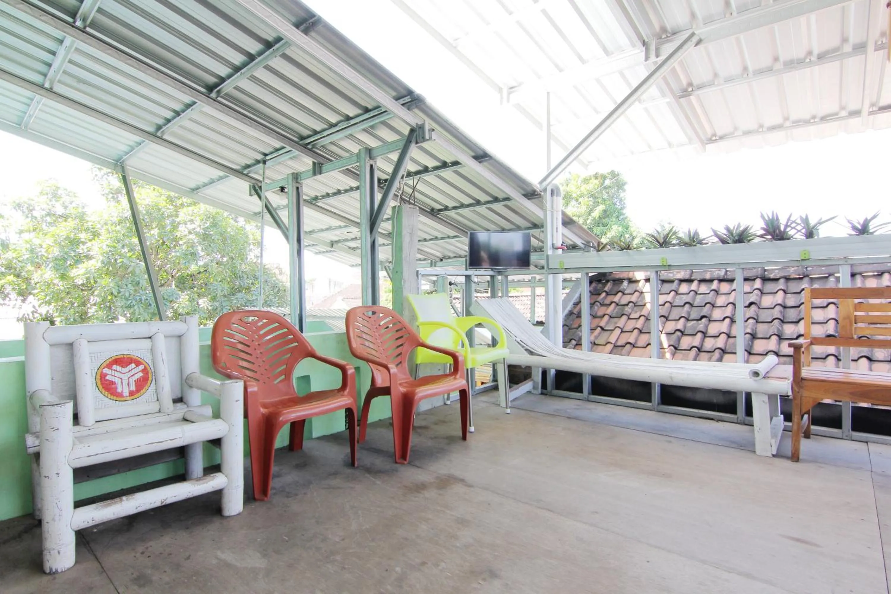 Patio in Tiga Dua Homestay