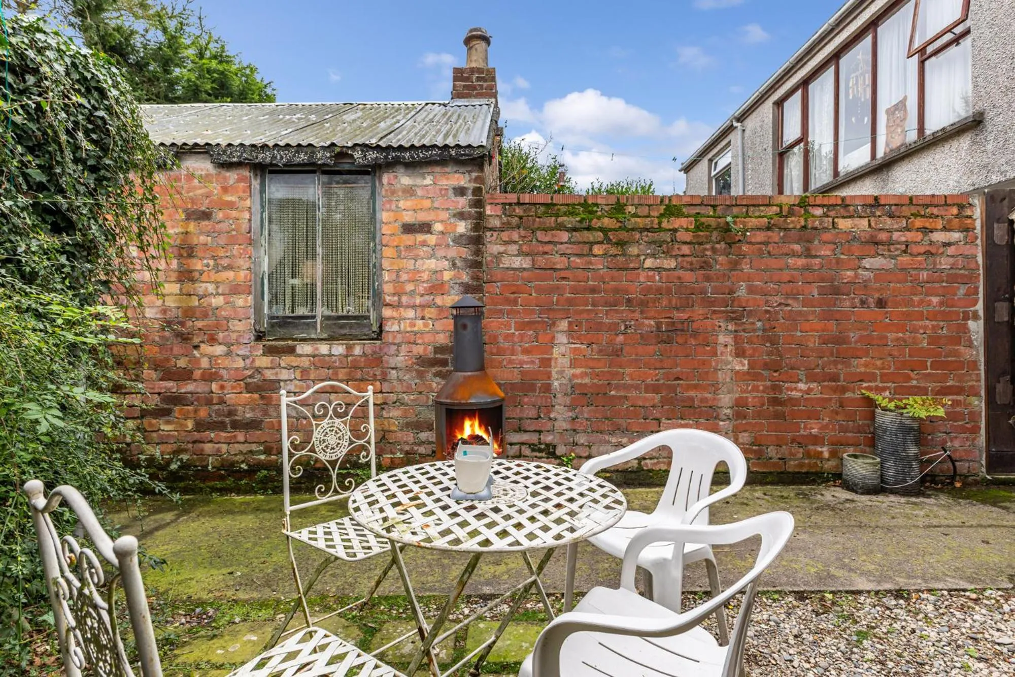 Patio in Priest Bridge Cottage