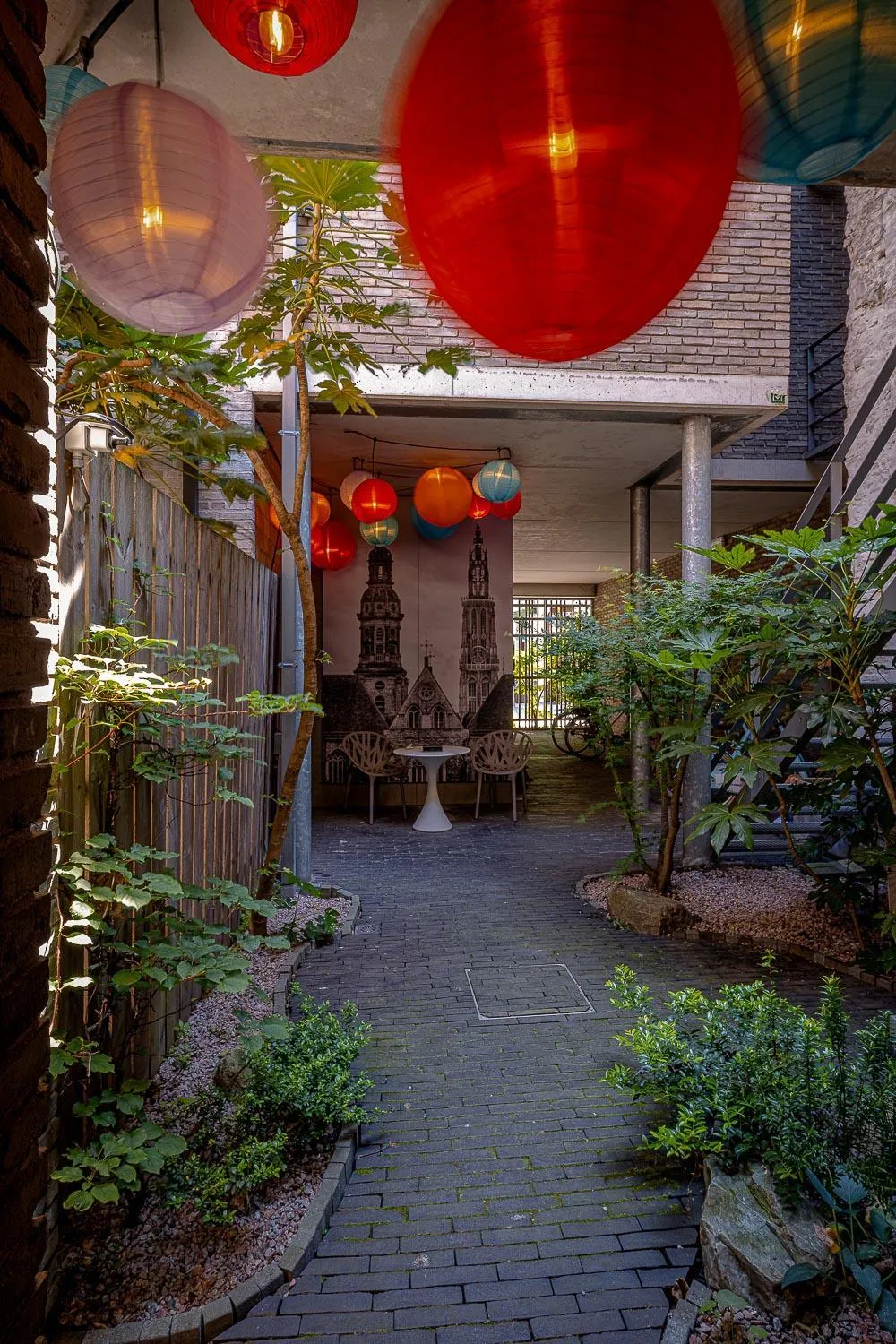 Decorative detail in Antwerp For Two B&B