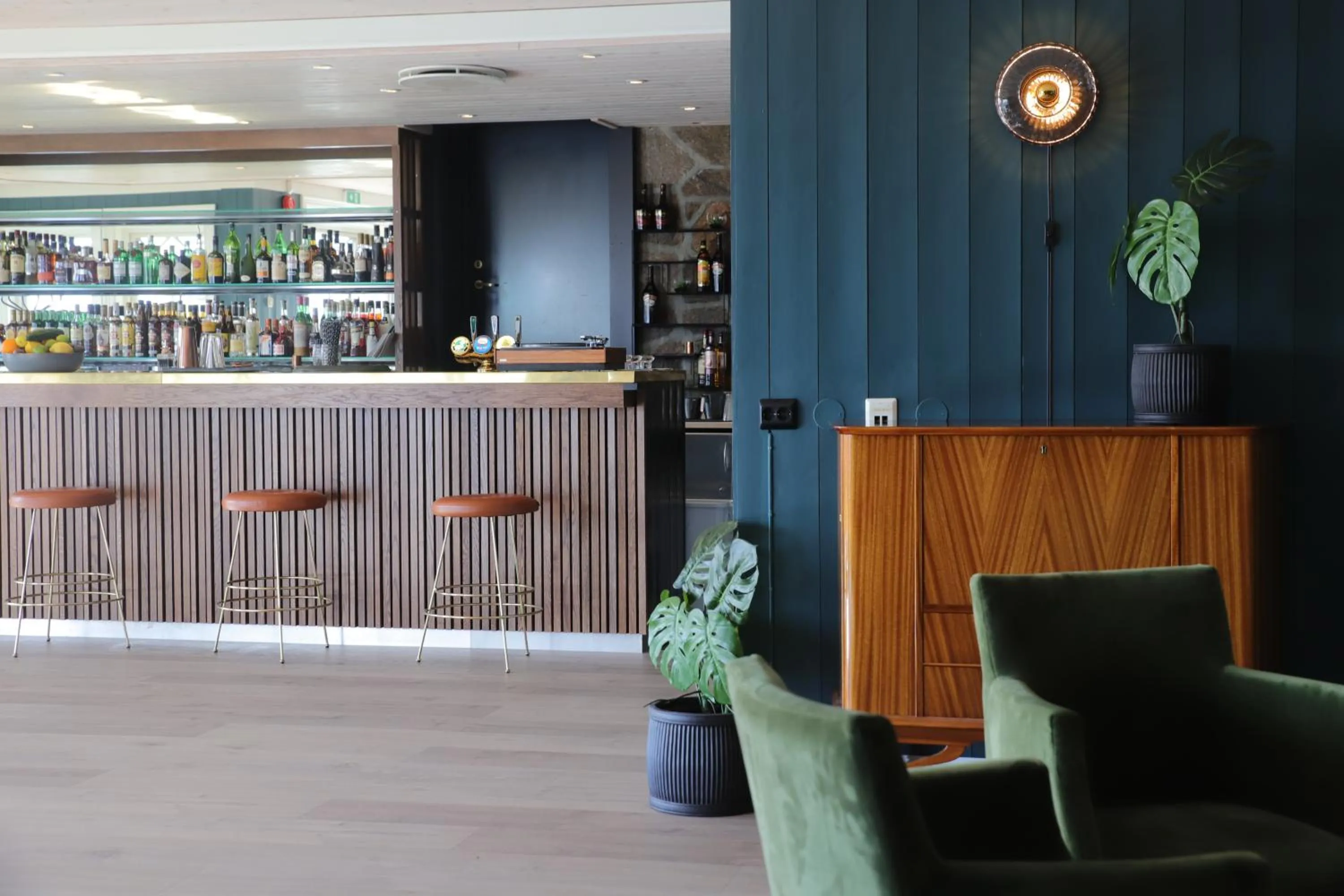 Lounge or bar in Hotel Lyngørporten