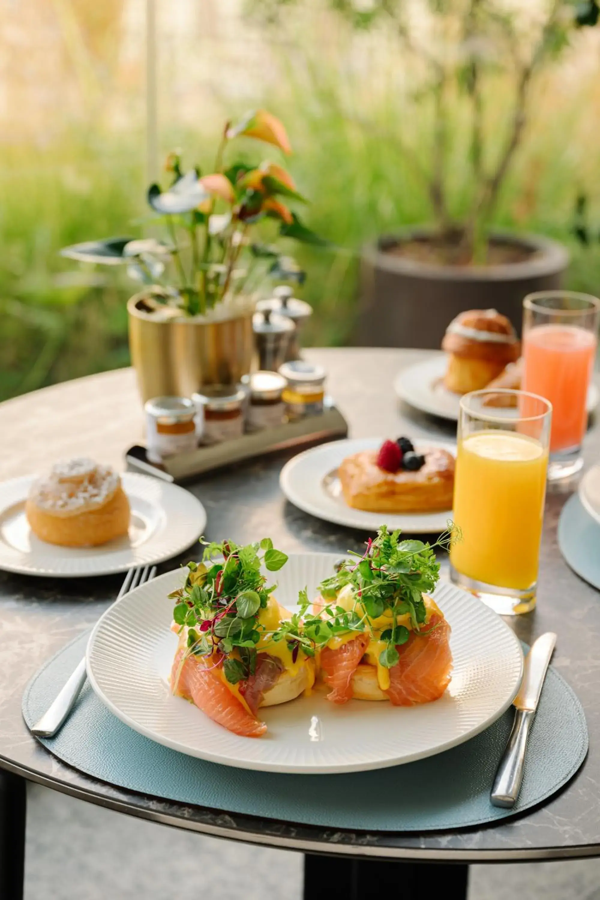 Breakfast in Mandarin Oriental, Lago di Como Breakfast in Mandarin Oriental, Lago di Como