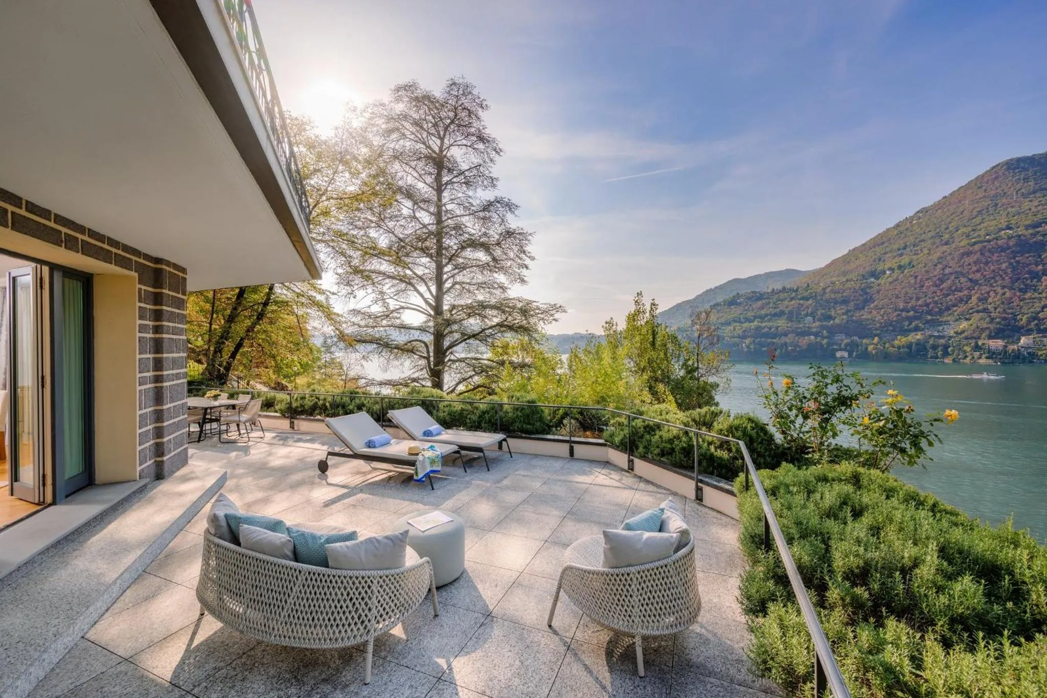 Balcony/Terrace in Mandarin Oriental, Lago di Como