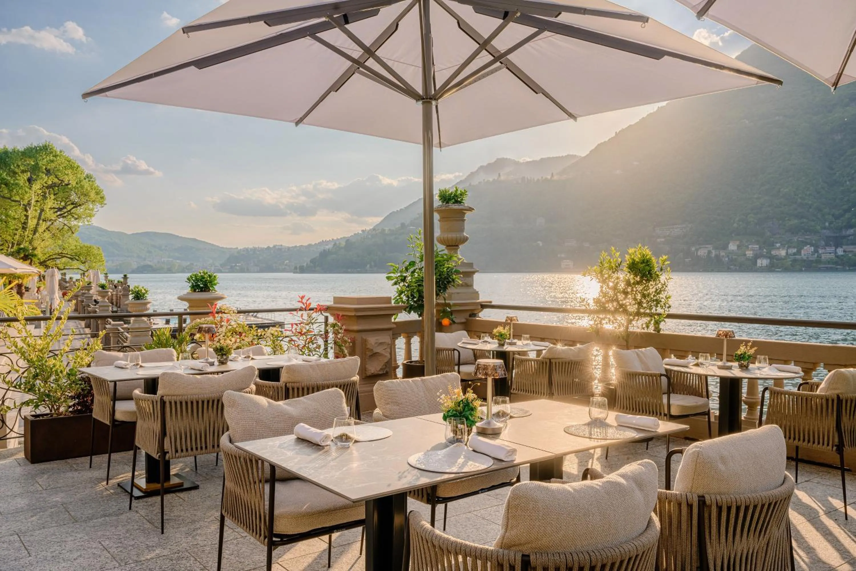 Balcony/Terrace in Mandarin Oriental, Lago di Como