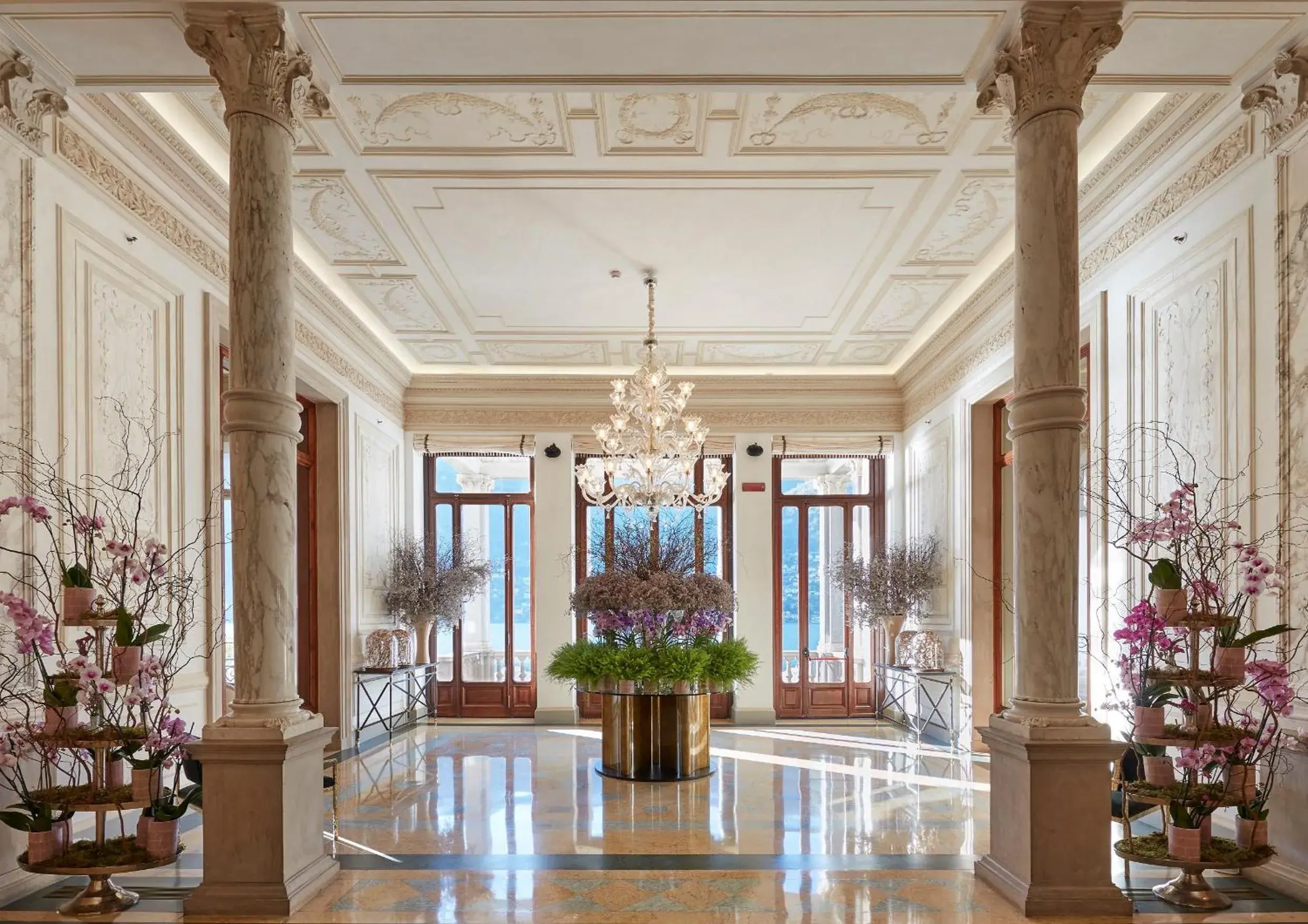 Lobby or reception in Mandarin Oriental, Lago di Como Lobby or reception in Mandarin Oriental, Lago di Como