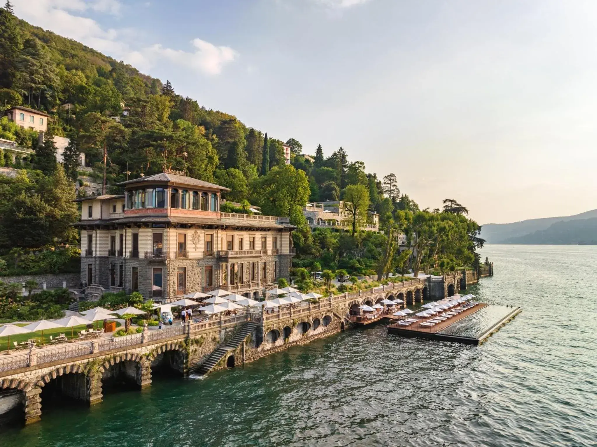 Lake view in Mandarin Oriental, Lago di Como Lake view in Mandarin Oriental, Lago di Como