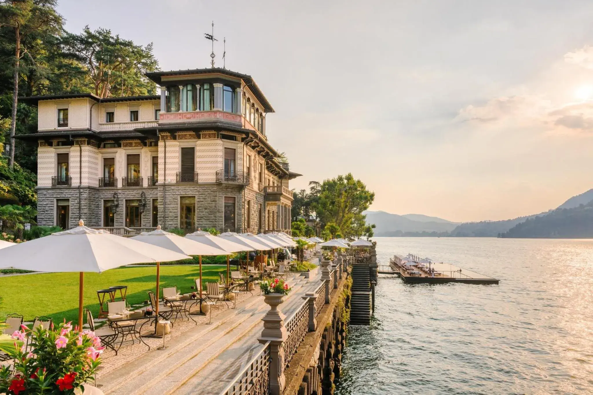 Lake view in Mandarin Oriental, Lago di Como Lake view in Mandarin Oriental, Lago di Como