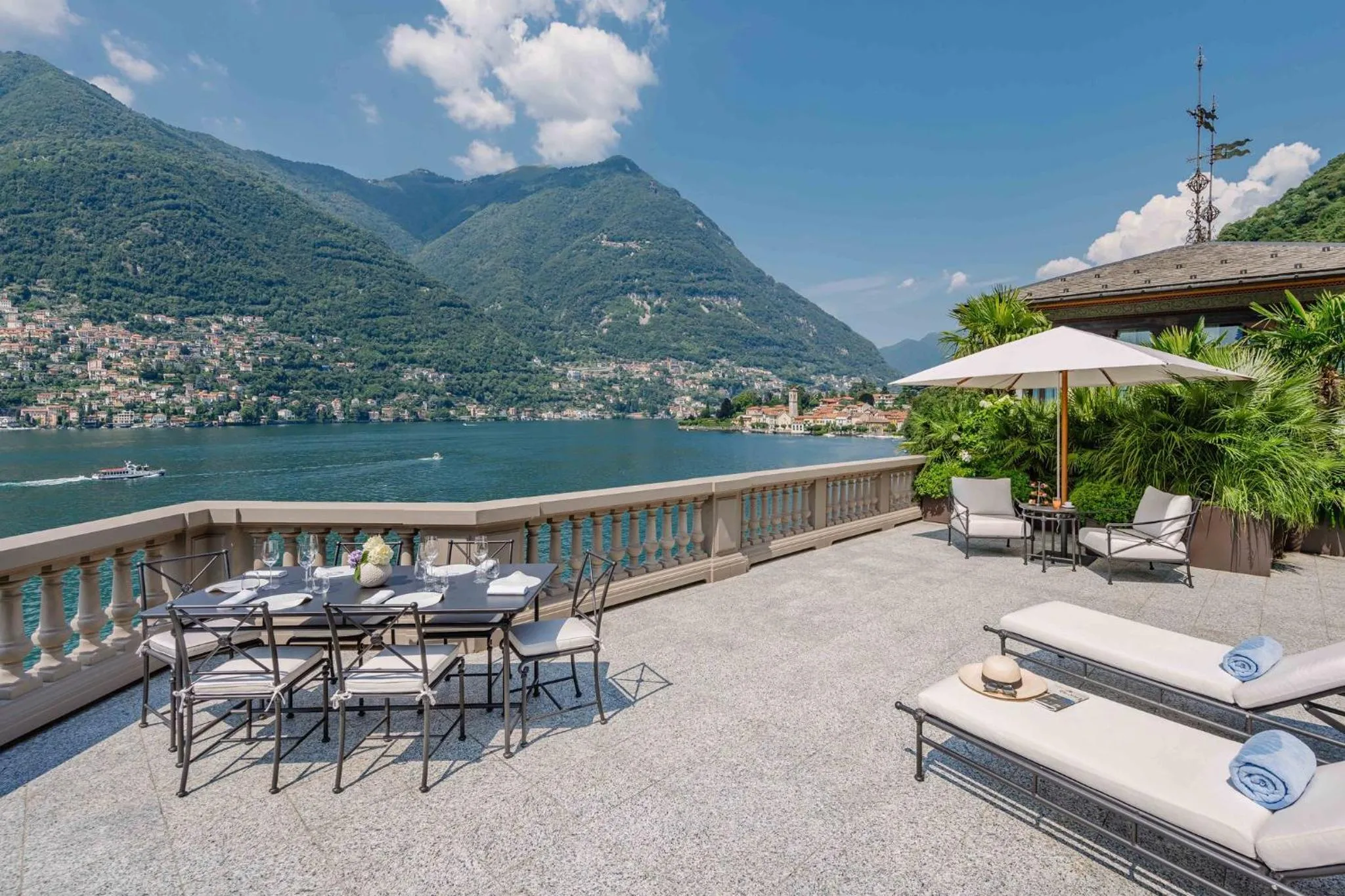 Balcony/Terrace in Mandarin Oriental, Lago di Como