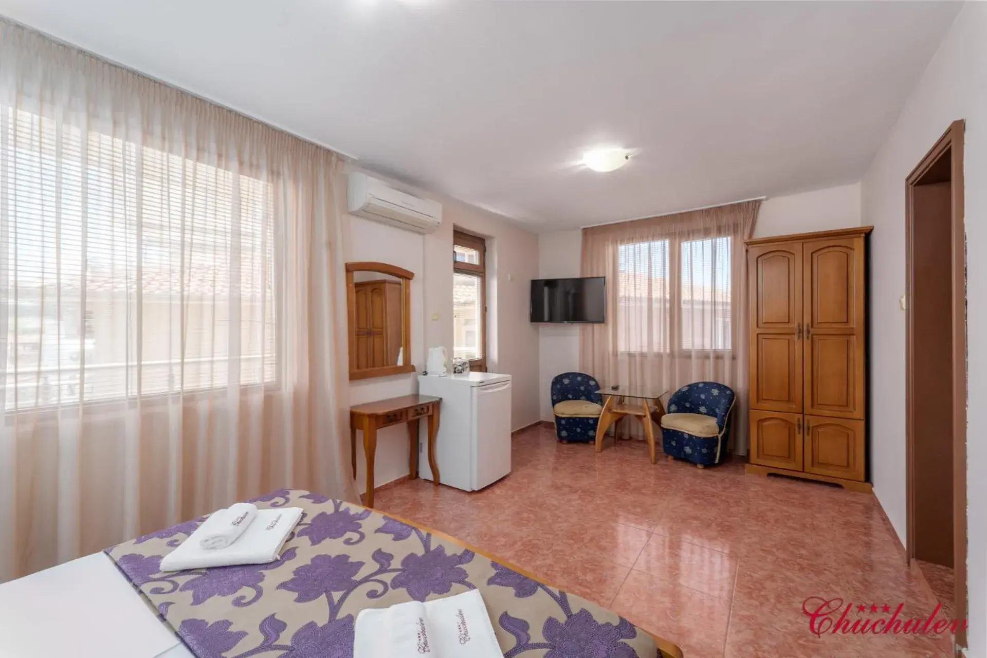 Bed in Hotel Chuchulev Bed in Hotel Chuchulev