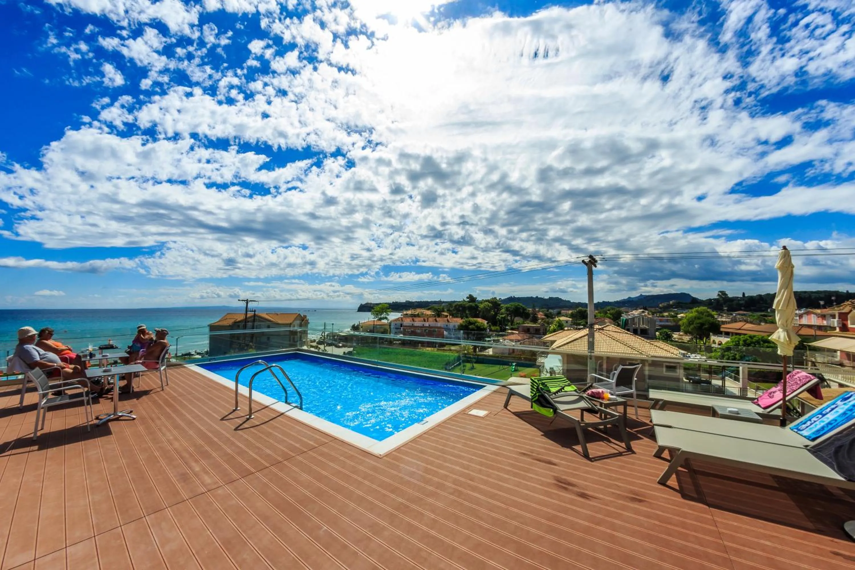 Pool view in Porto Planos Beach Hotel