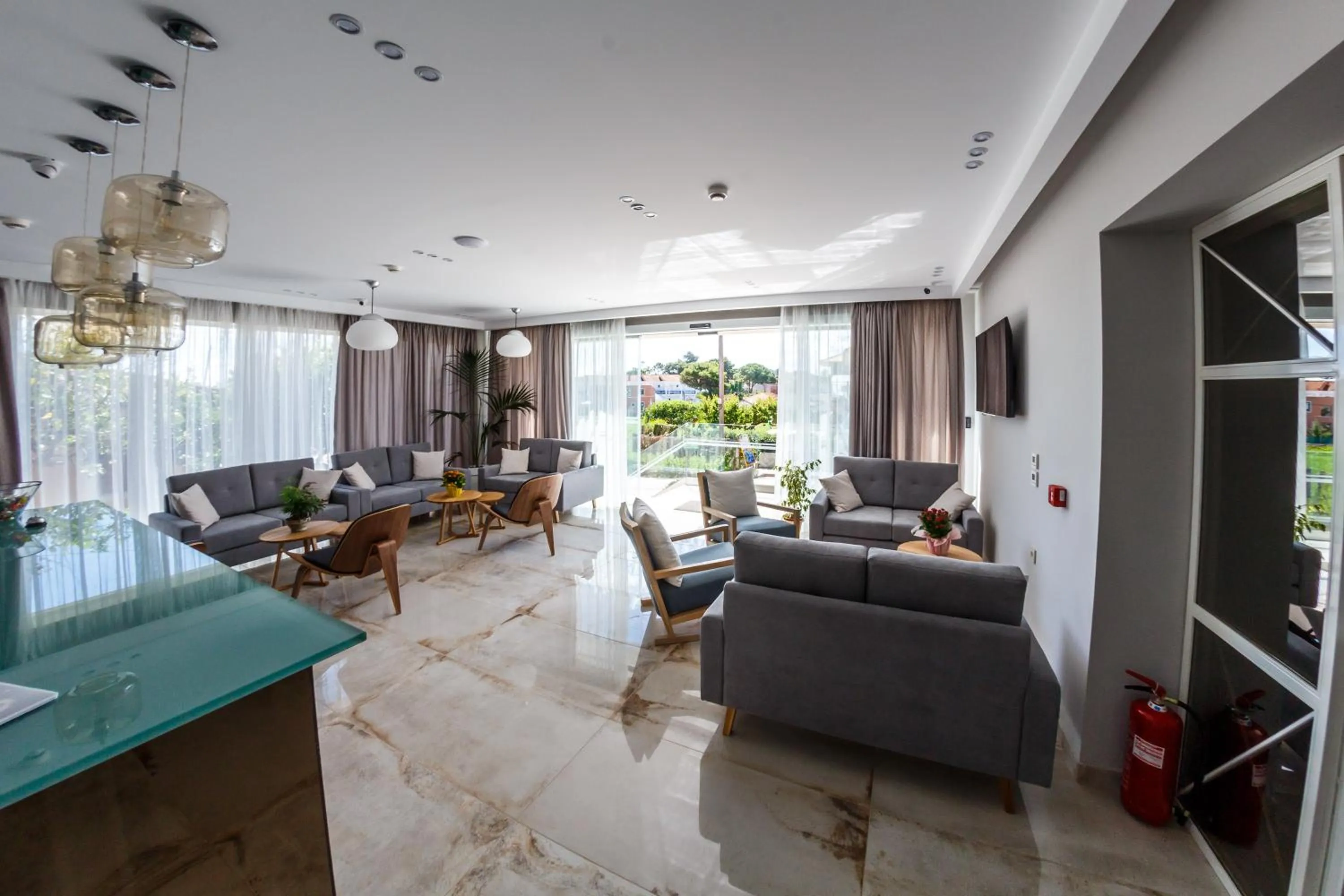 Living room in Porto Planos Beach Hotel