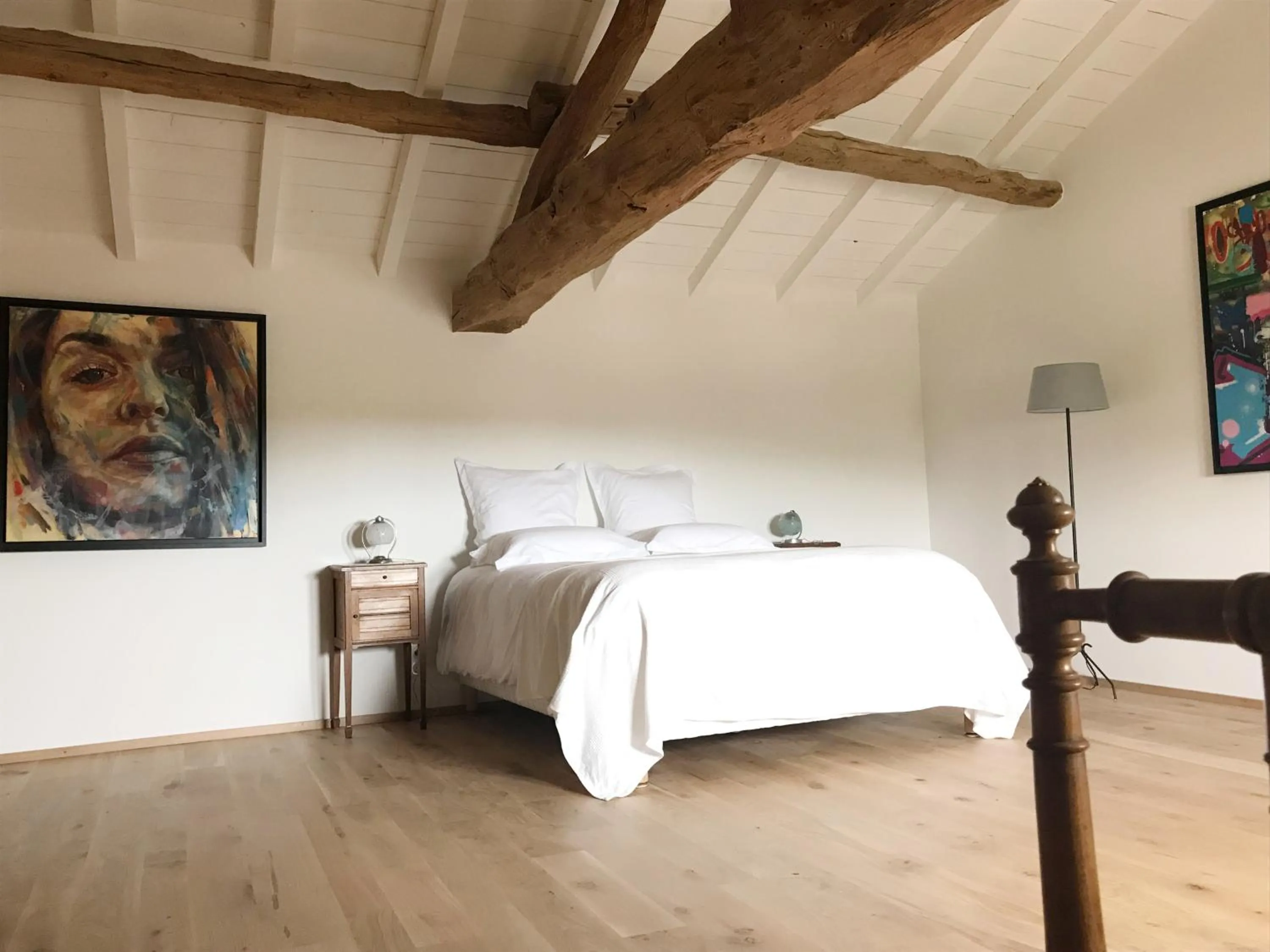 Bed in Chambres d'hôtes Vers la Croix