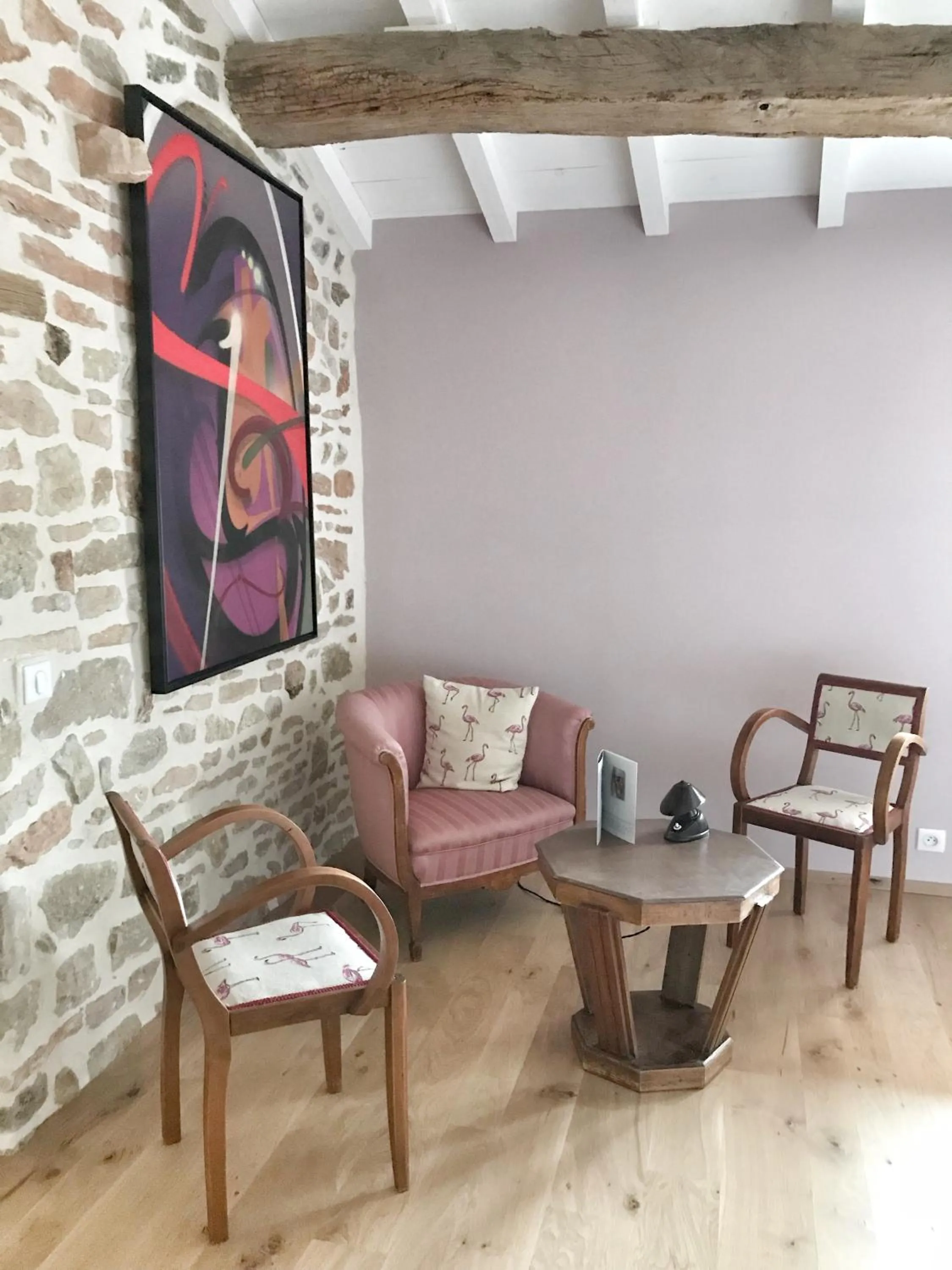 Living room in Chambres d'hôtes Vers la Croix