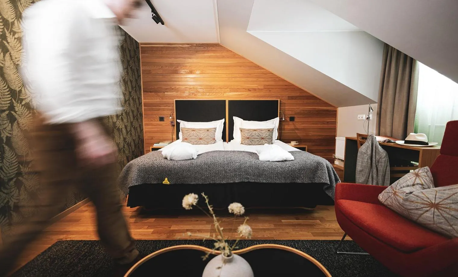 Bed in Hotell Borgholm