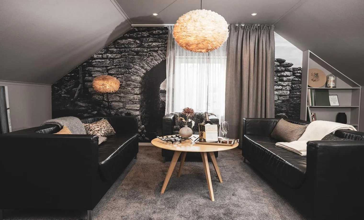 Living room in Hotell Borgholm