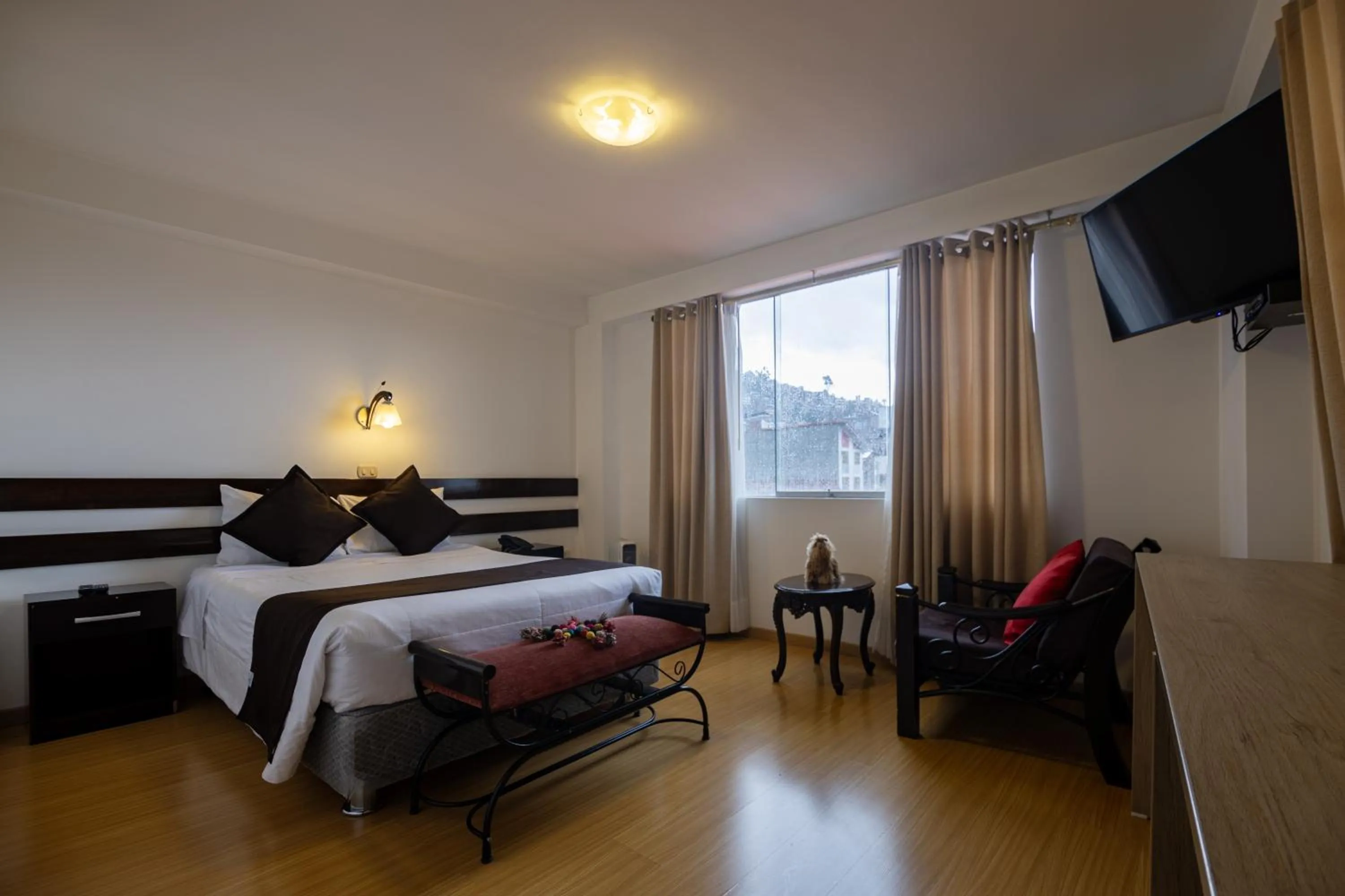 Bed in Hotel Kapac Inn-San Blas