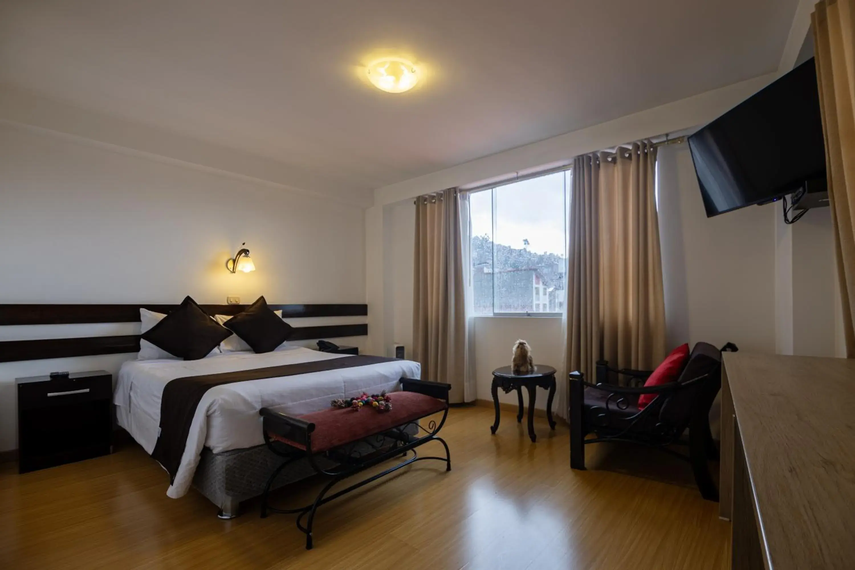 Bed in Hotel Kapac Inn-San Blas Bed in Hotel Kapac Inn-San Blas