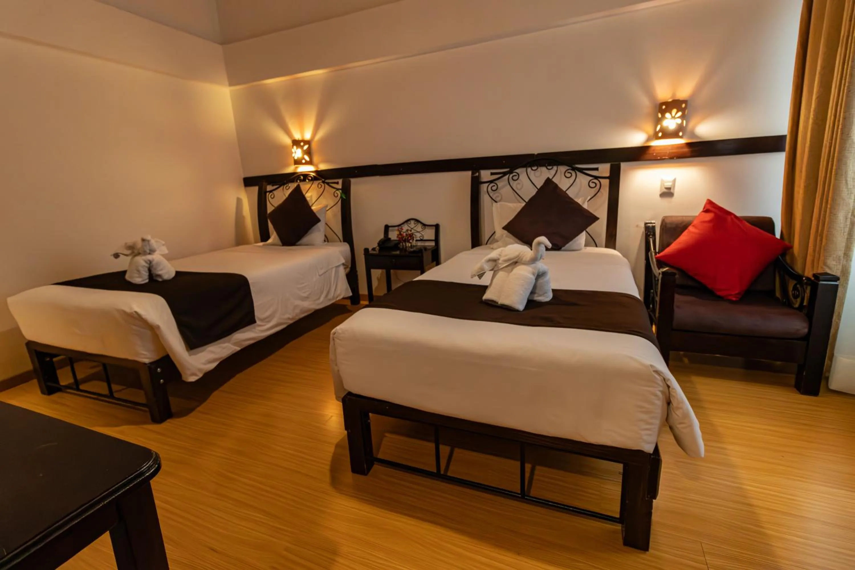 Bed in Hotel Kapac Inn-San Blas