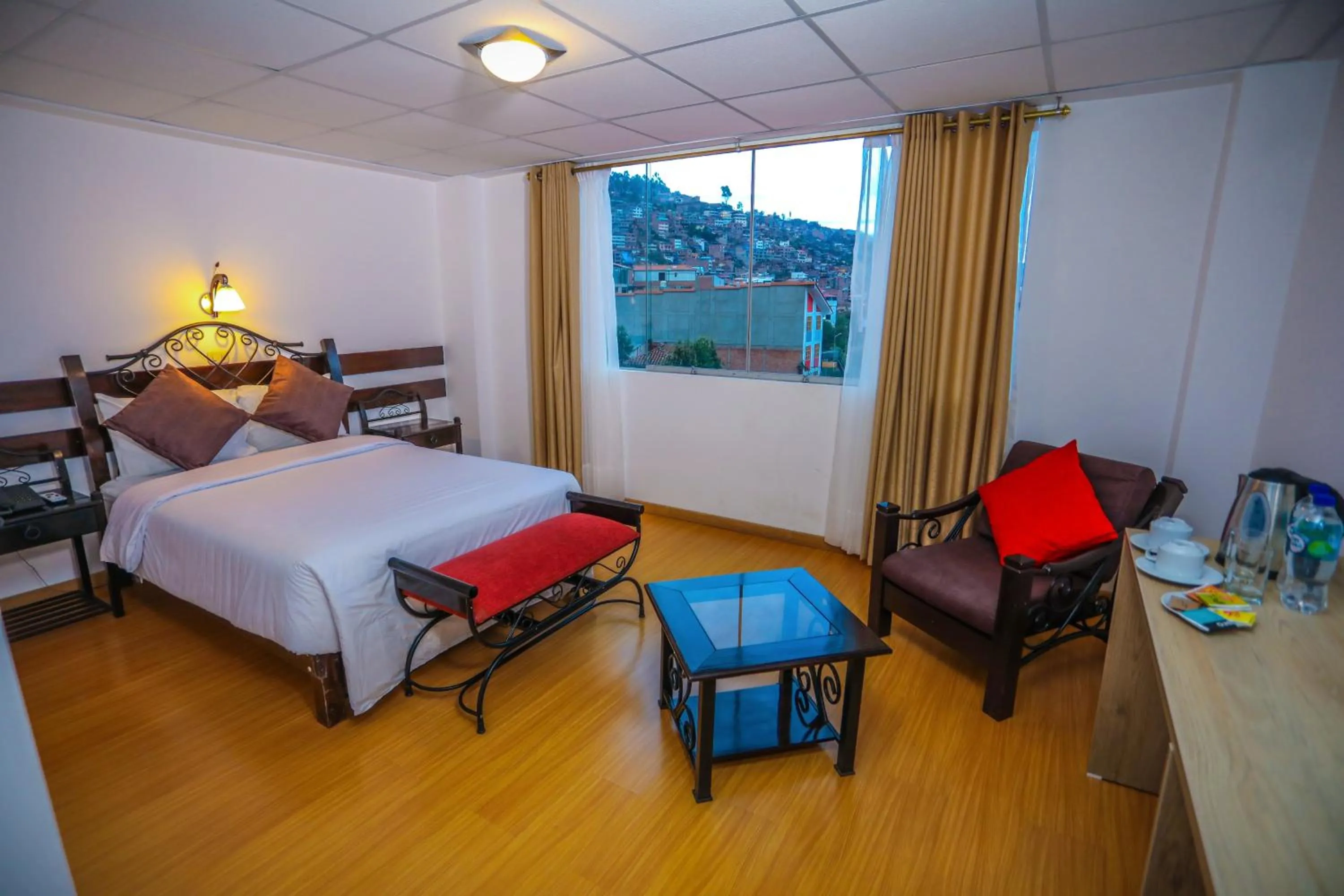 Bed in Hotel Kapac Inn-San Blas