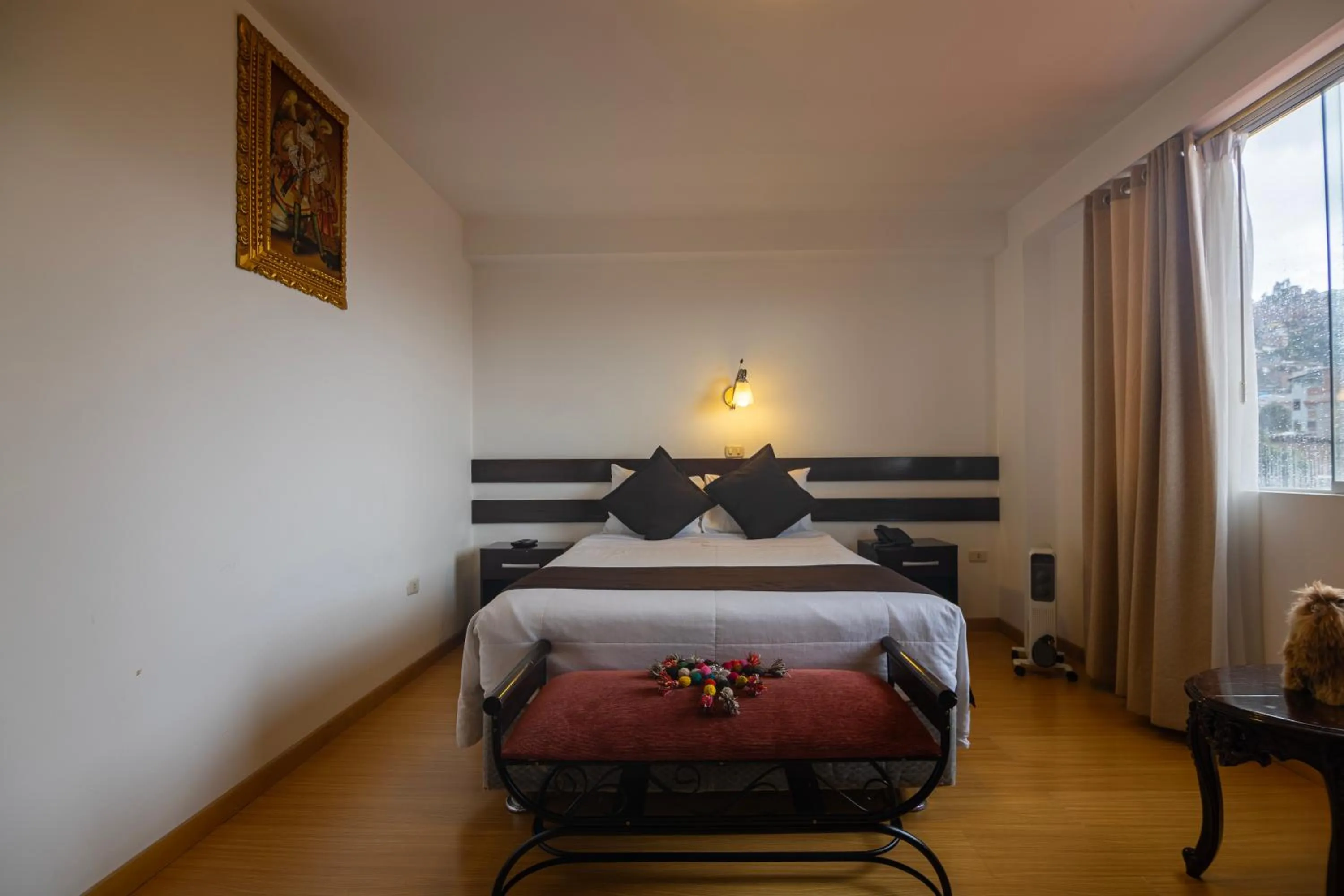 Bed in Hotel Kapac Inn-San Blas