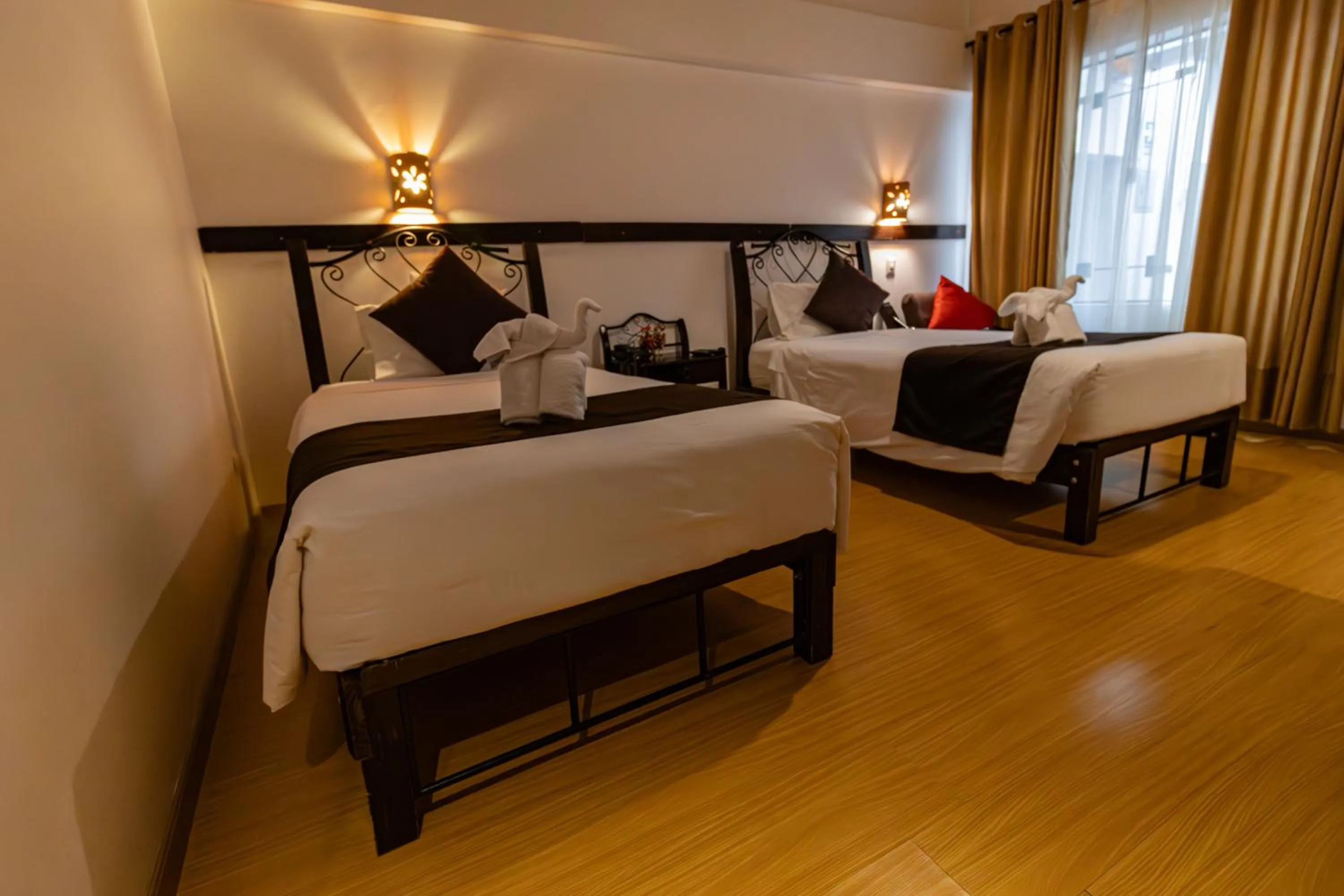 Bed in Hotel Kapac Inn-San Blas