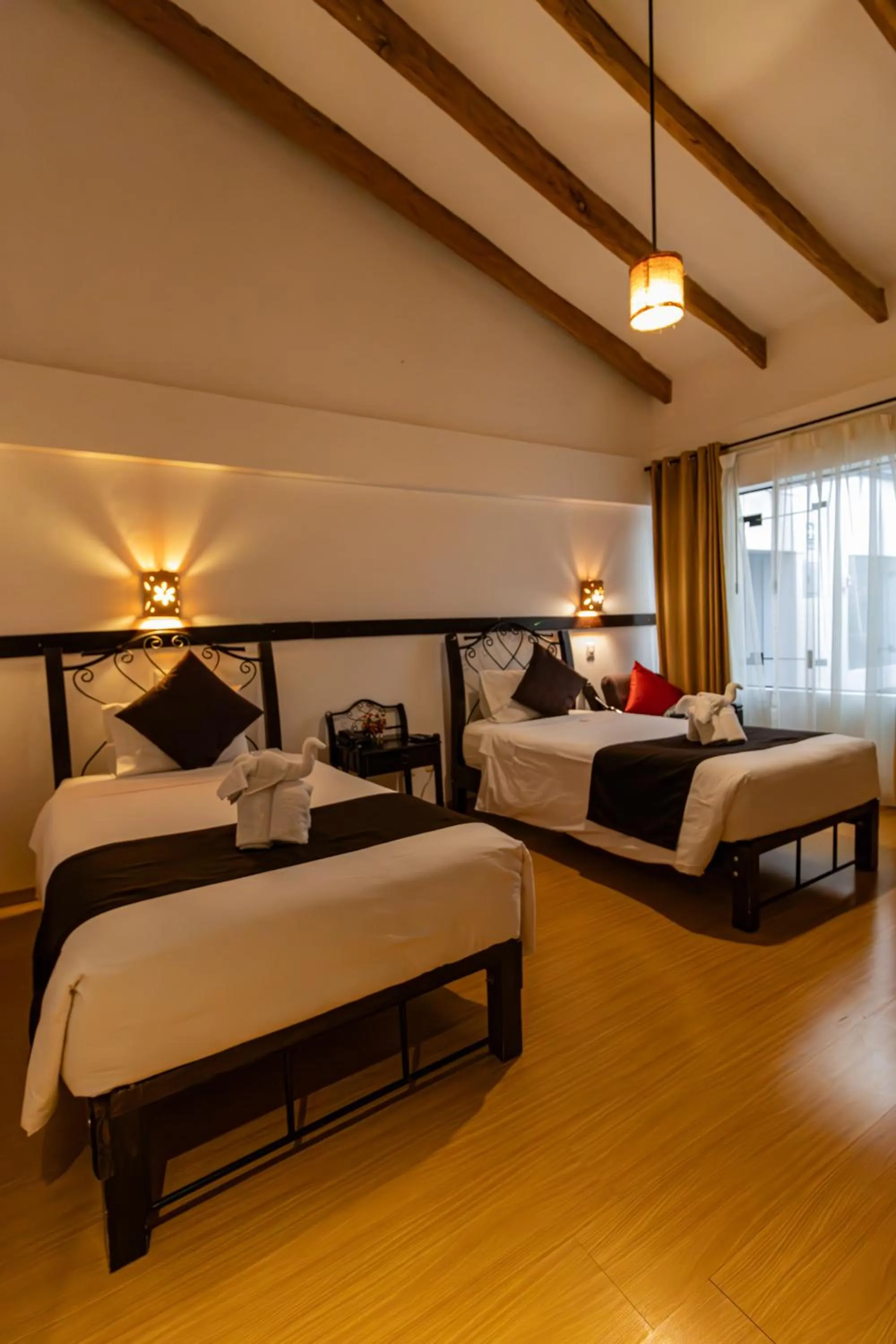 Bed in Hotel Kapac Inn-San Blas