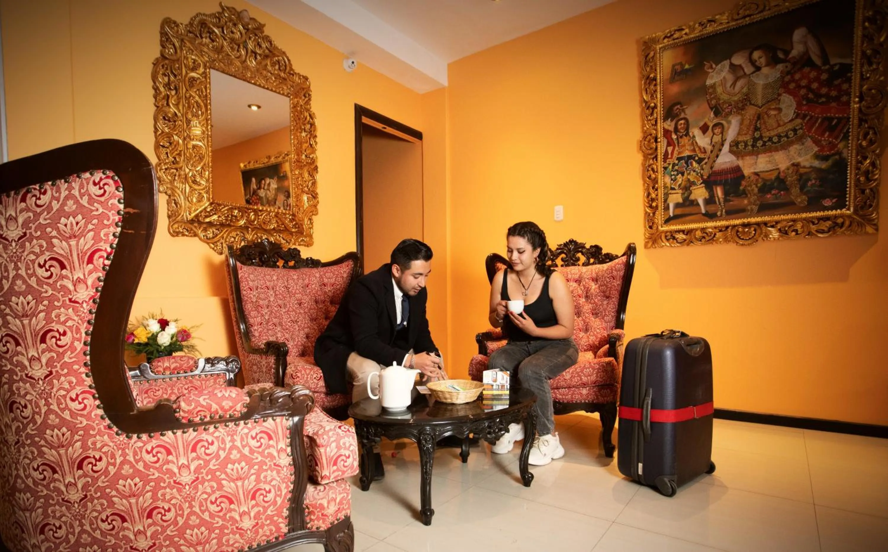 Patio in Hotel Kapac Inn-San Blas