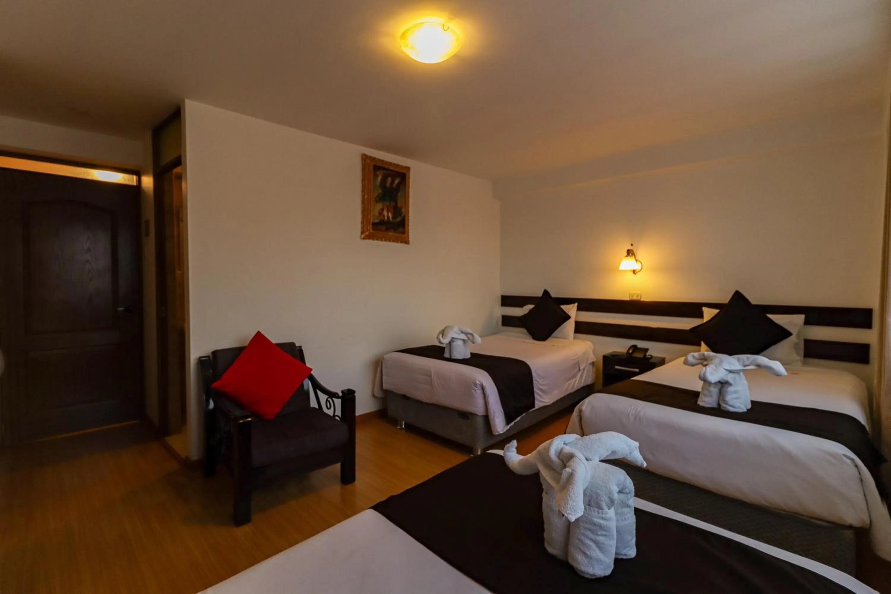 Bed in Hotel Kapac Inn-San Blas