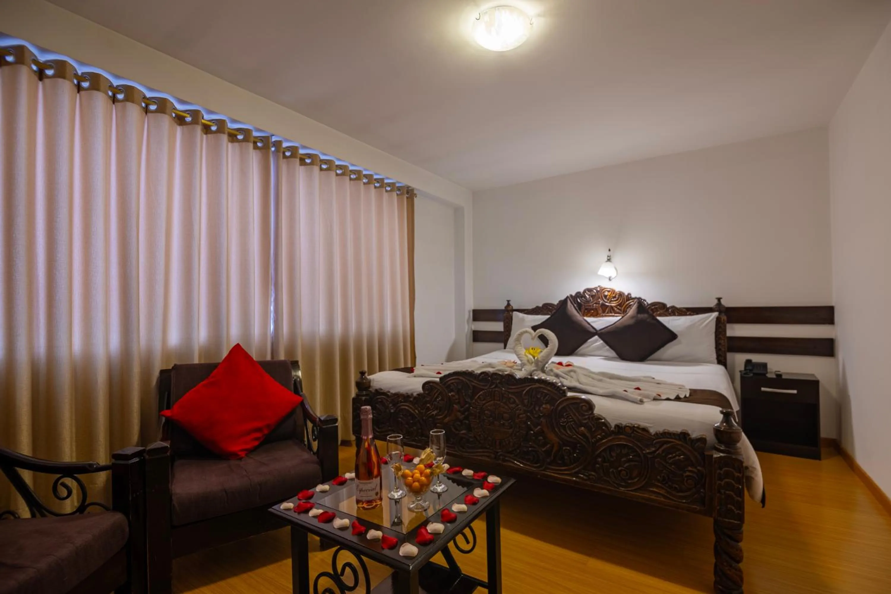 Bed in Hotel Kapac Inn-San Blas