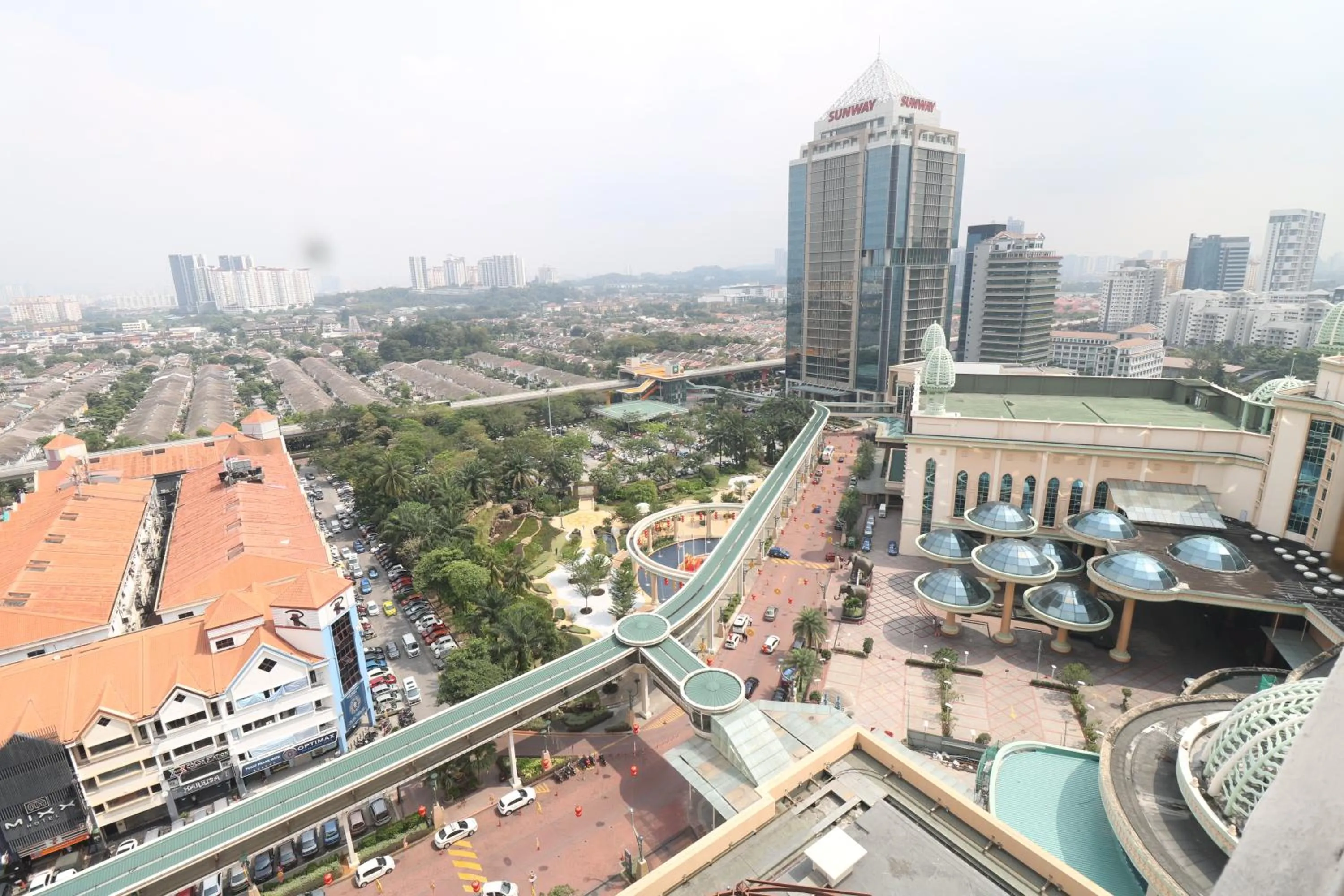 City view in Raintree Resort Suites