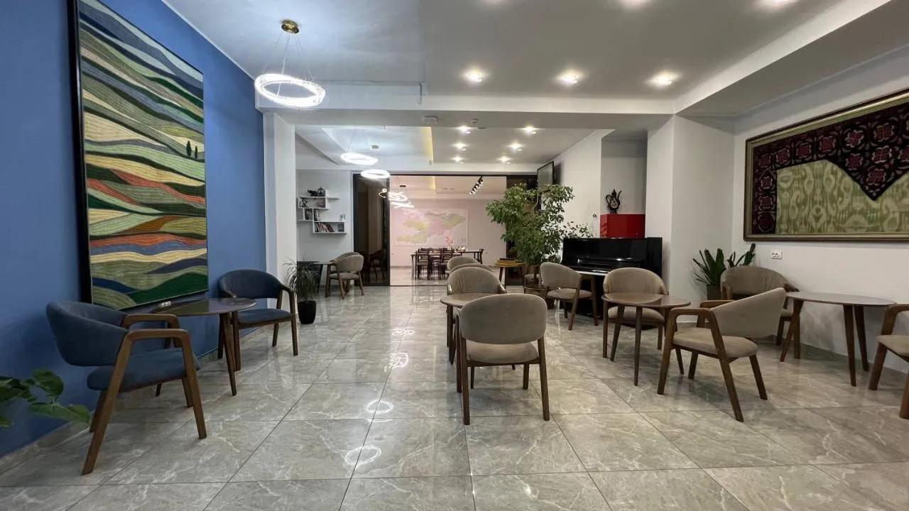 Lobby or reception in Compass Hostel