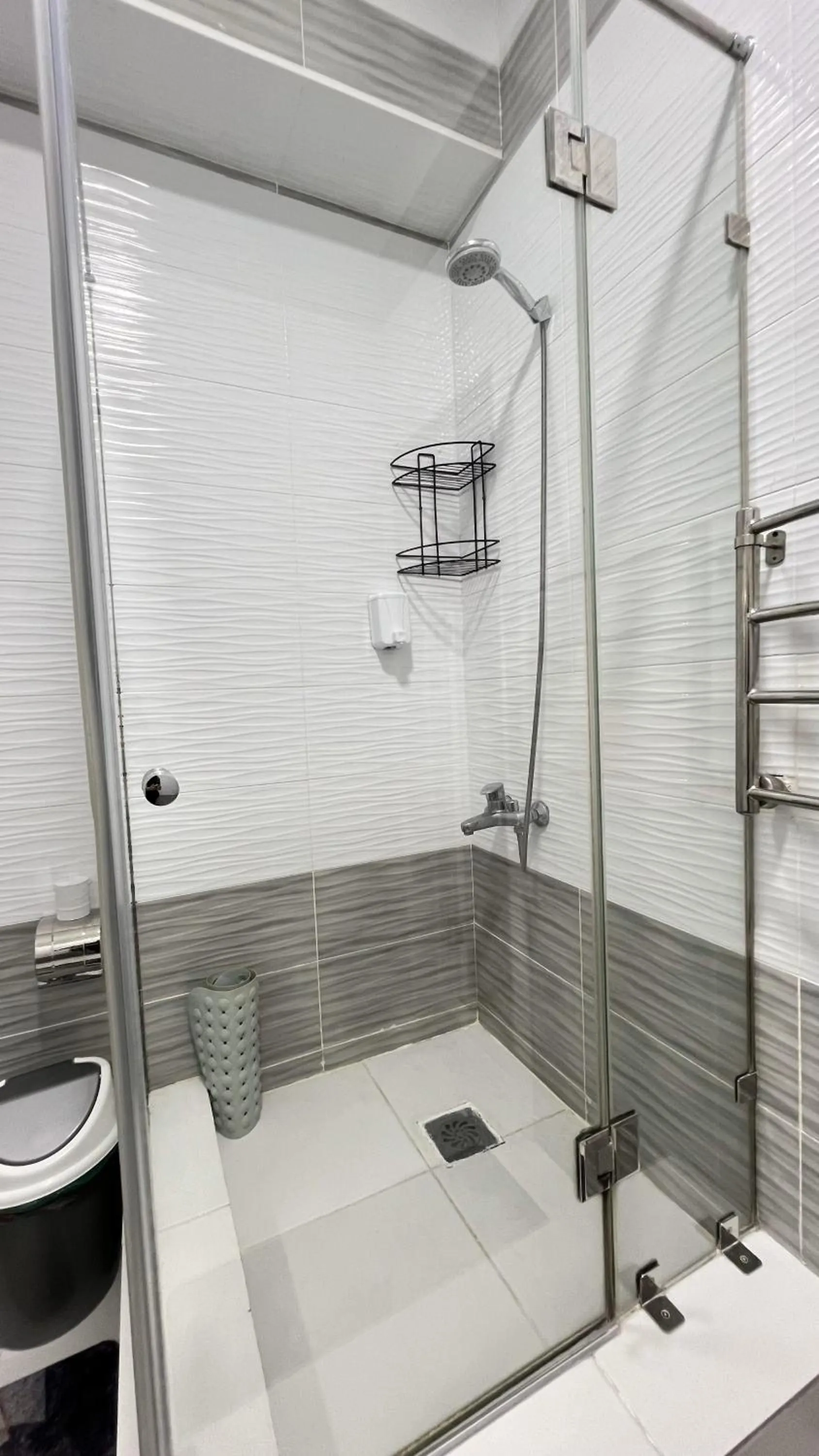 Shower in Compass Hostel