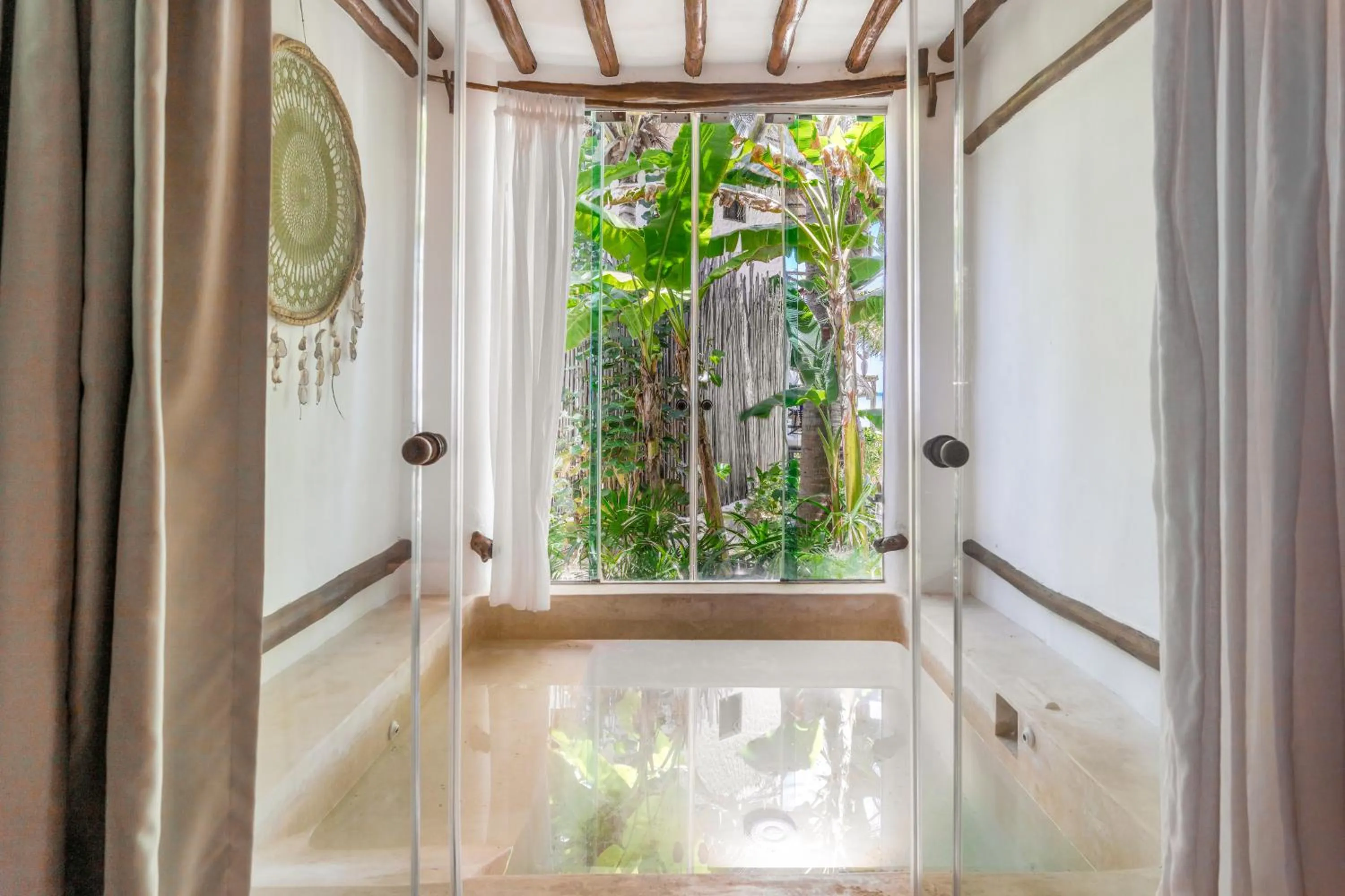 Garden view in Hotel Villas Flamingos