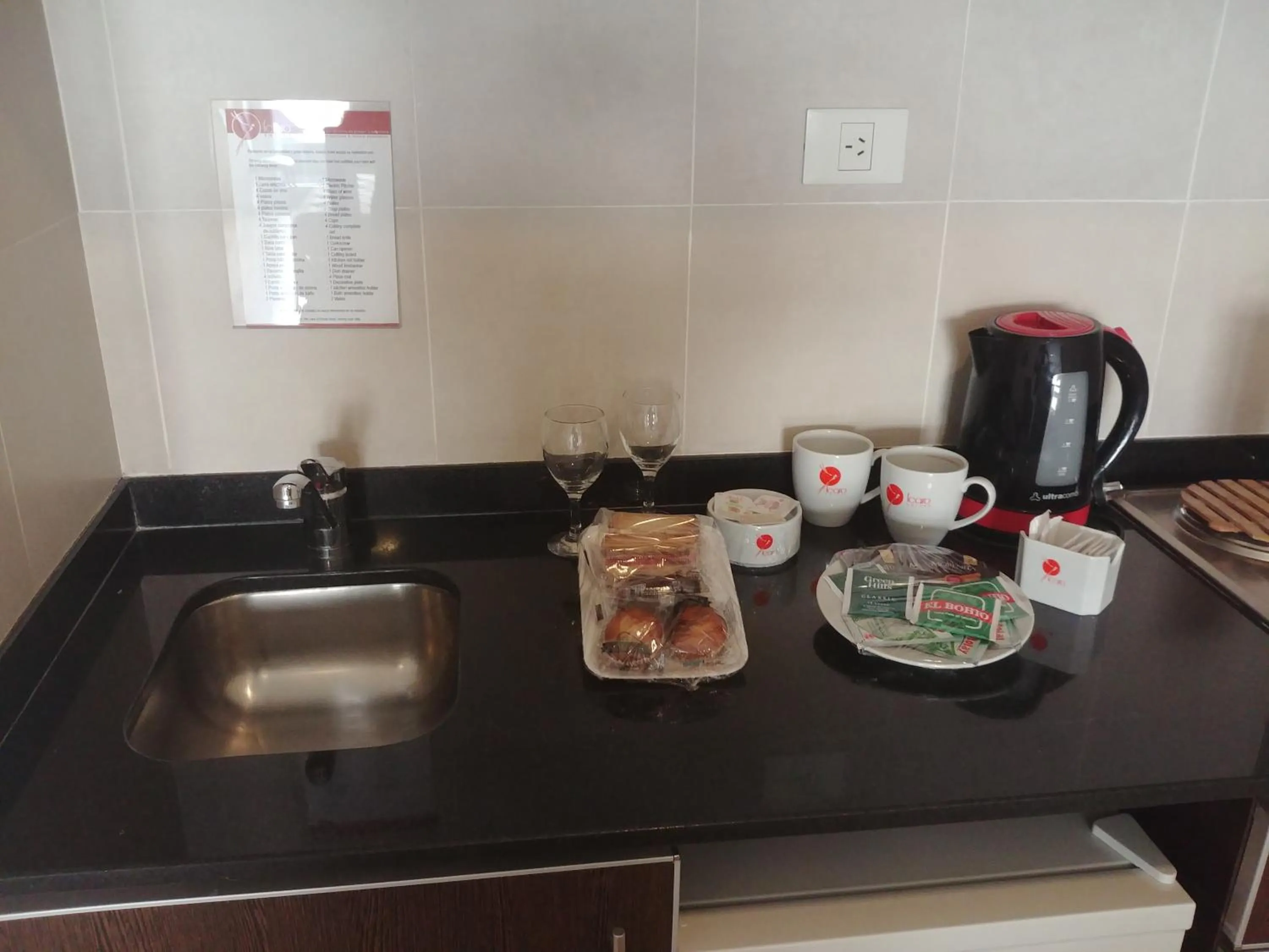 kitchen in Icaro Suites