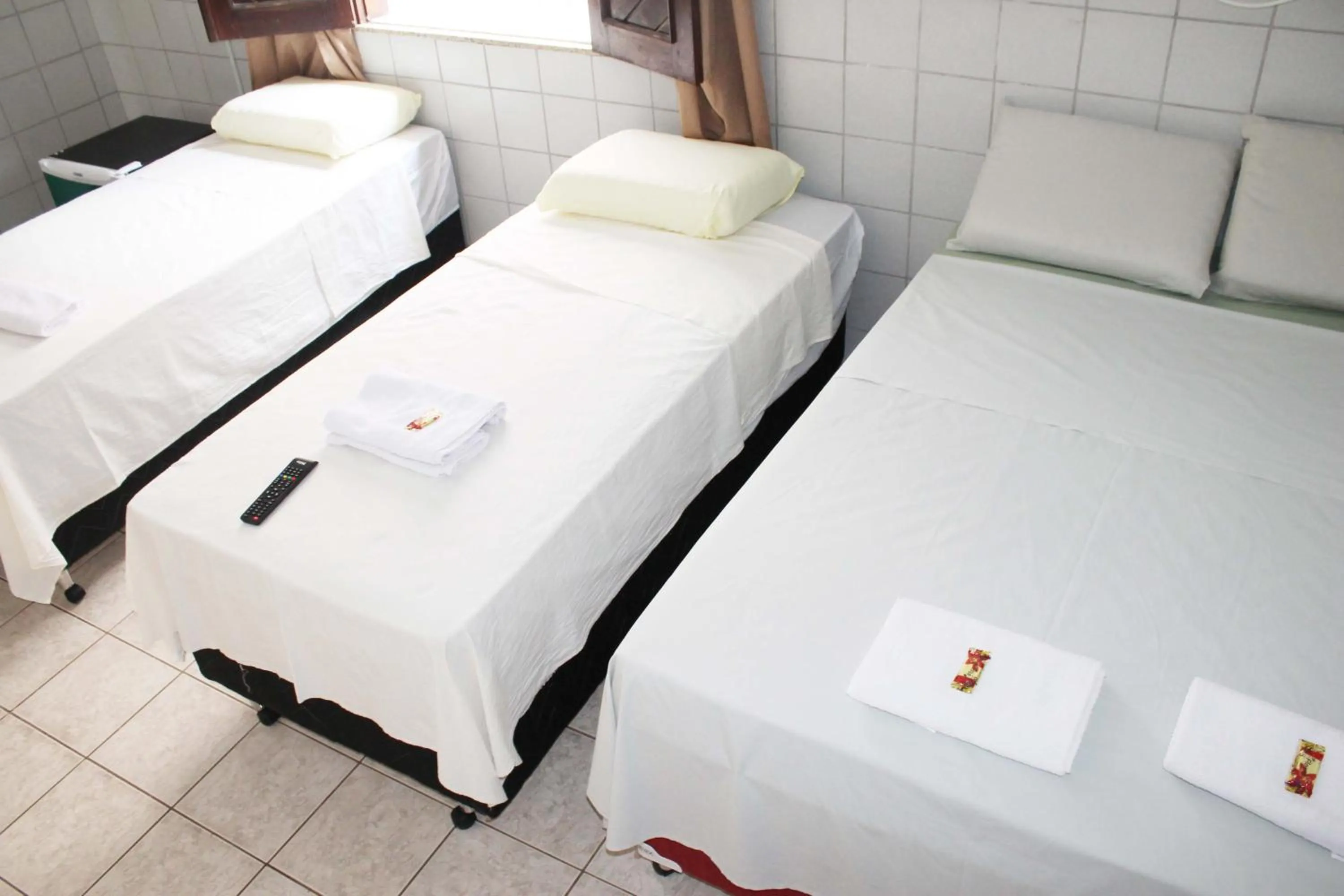 Bed in Hotel Pousada Farol da Praia
