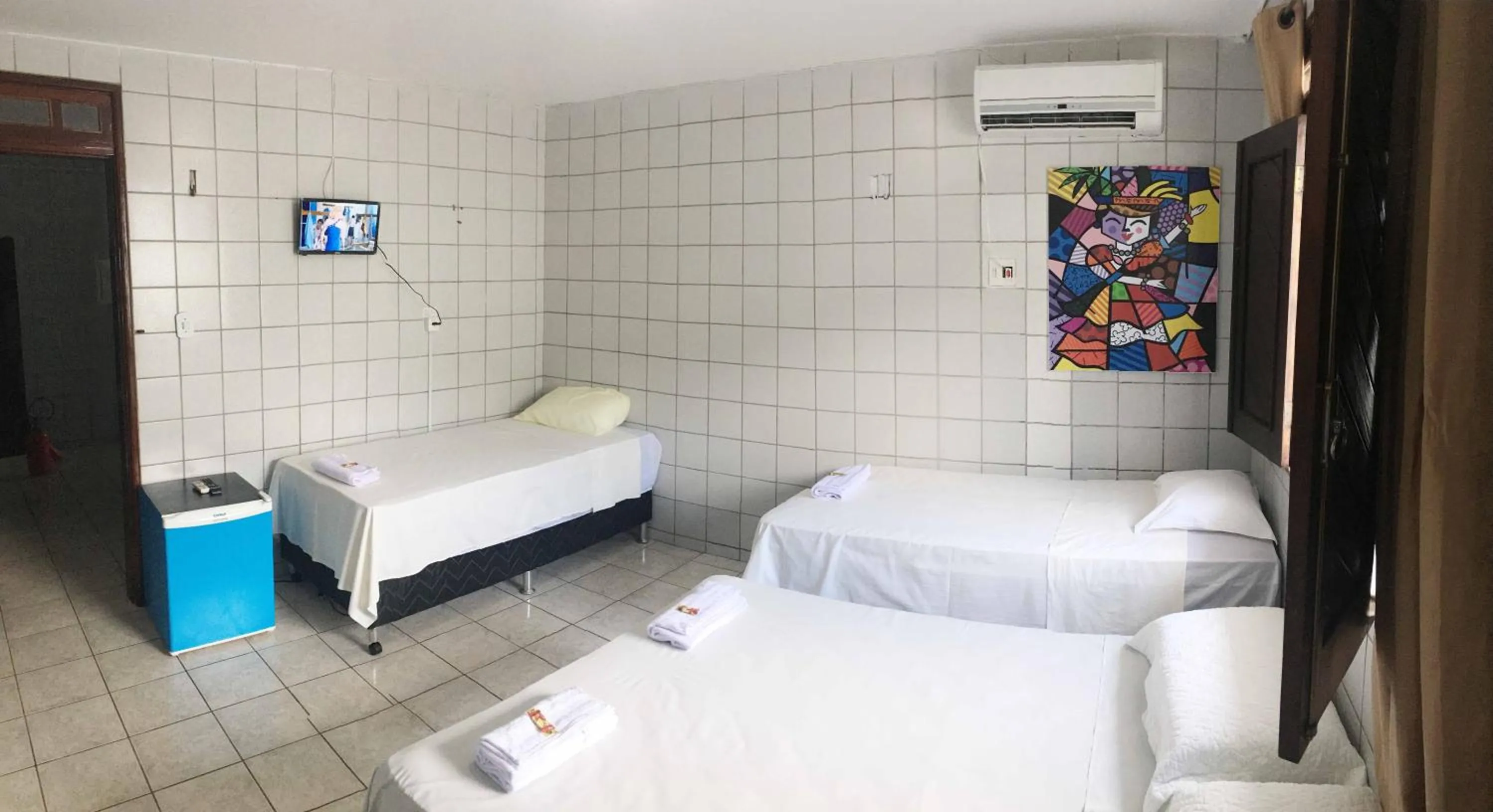 Bedroom, Bed in Hotel Pousada Farol da Praia