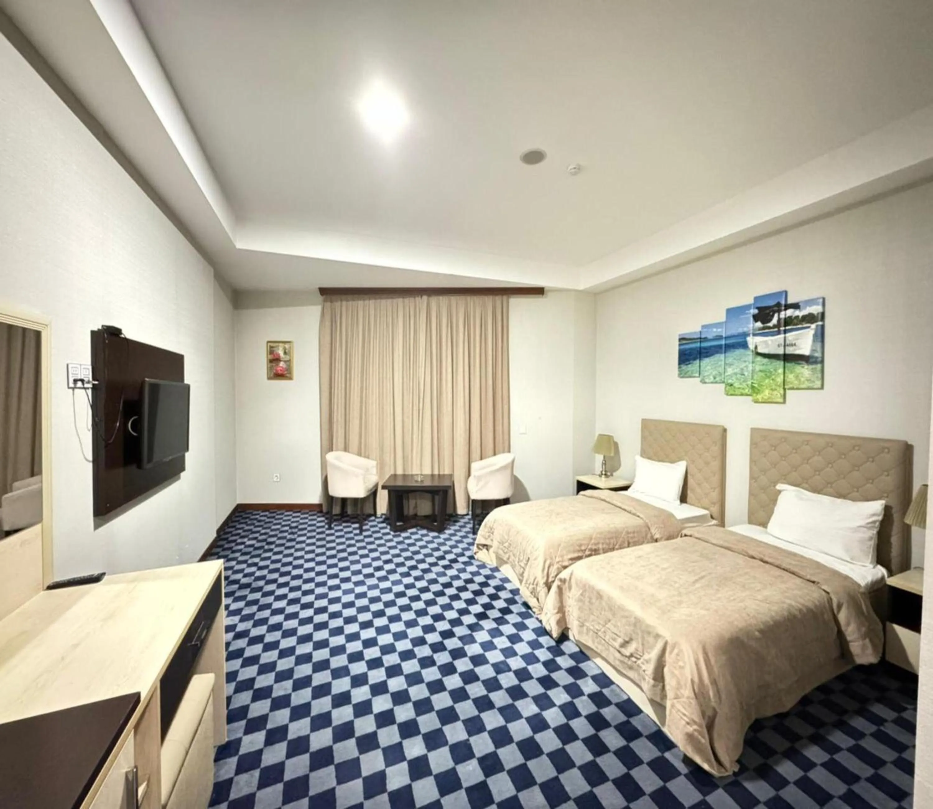 Photo of the whole room, Bed in Sea Pearl Hotel Baku