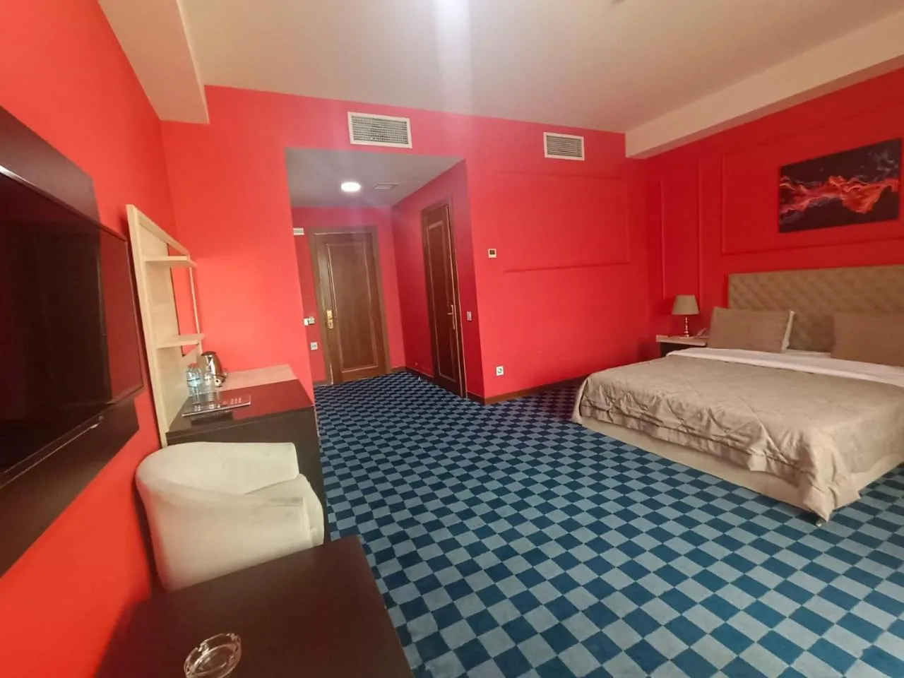 Bed in Sea Pearl Hotel Baku