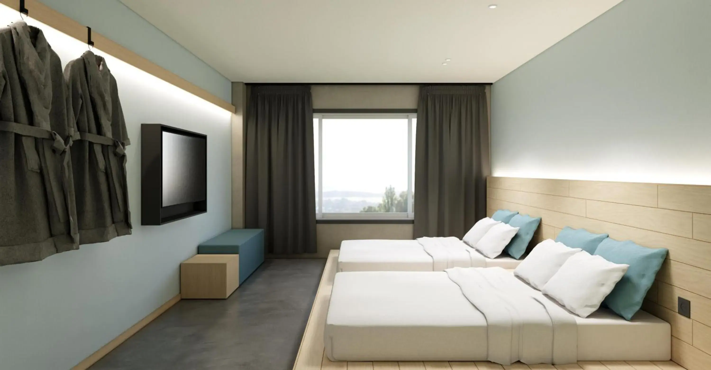 Bedroom, Bed in Kolon Hotel Bedroom, Bed in Kolon Hotel