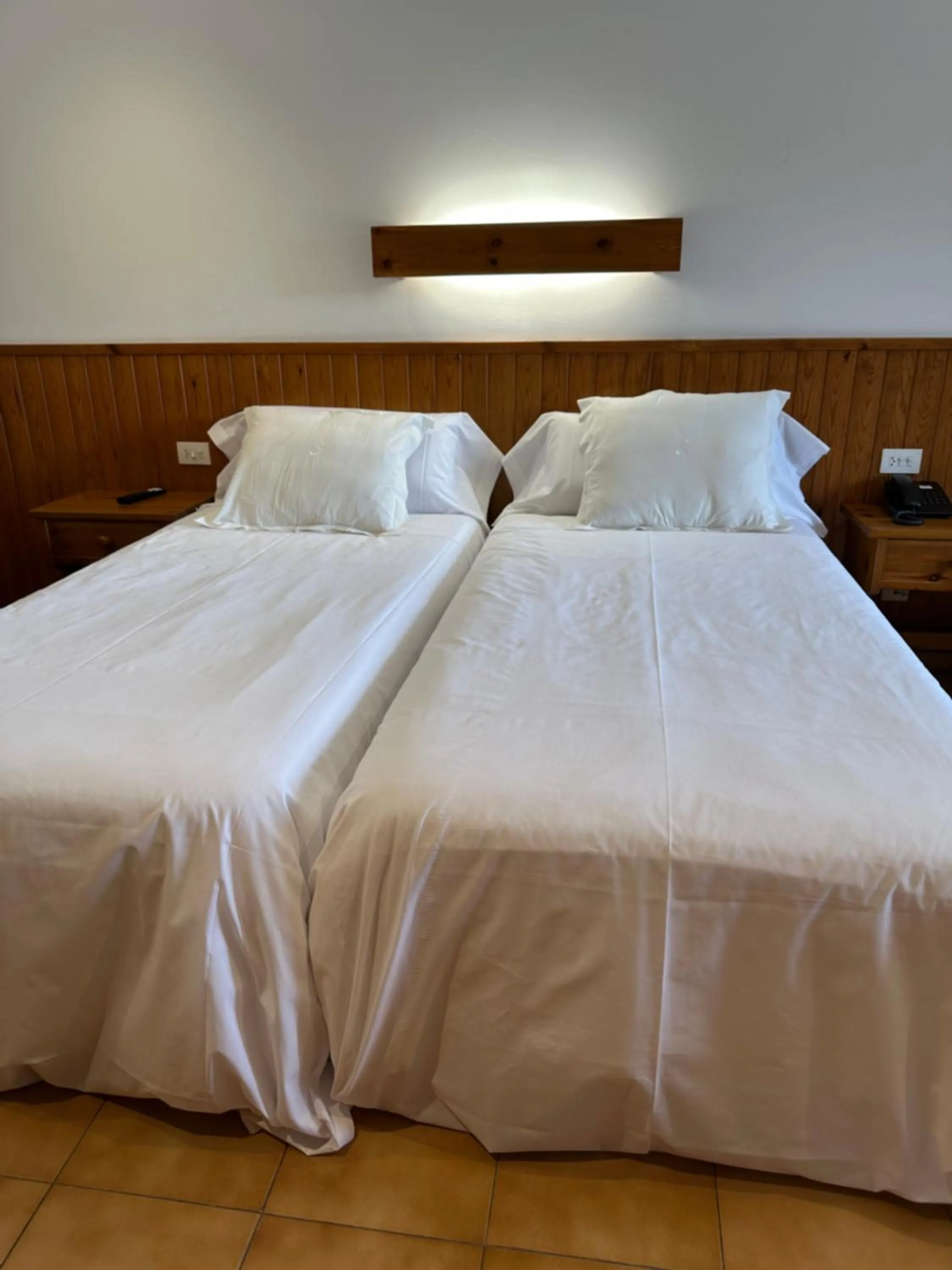 Bed in Hotel Solana del Ter
