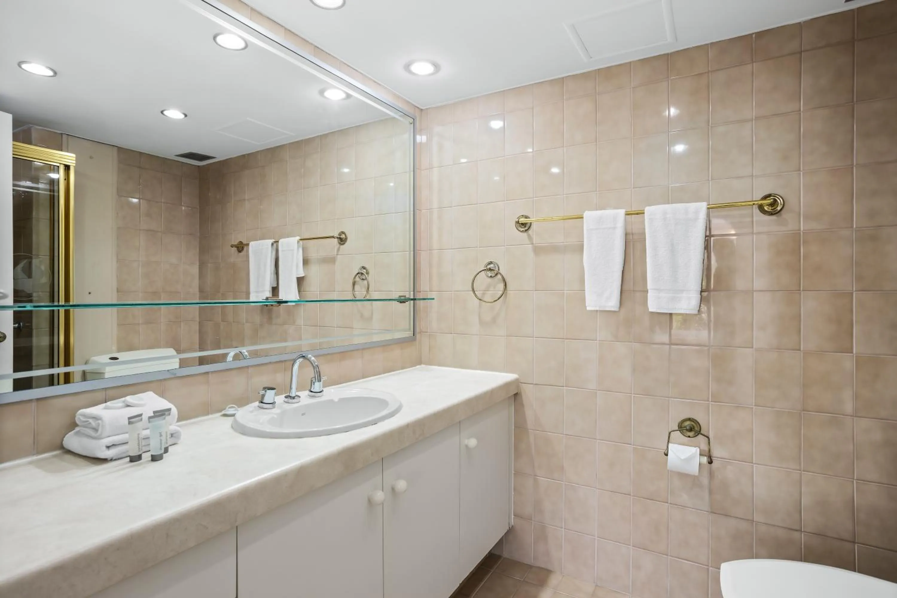 Shower in Genesis Apartments by Gold Coast Premium