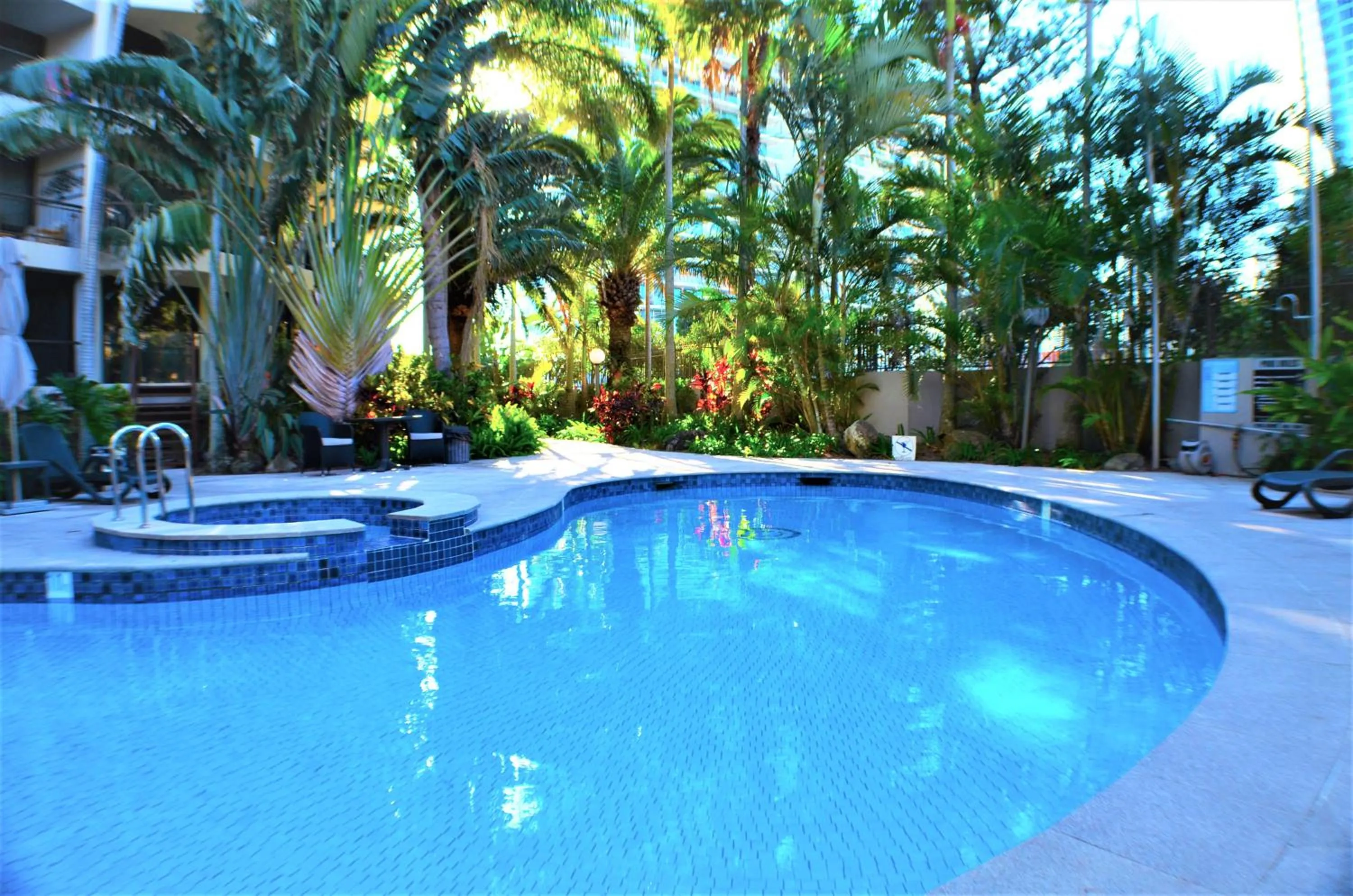 Pool view in Genesis Apartments by Gold Coast Premium