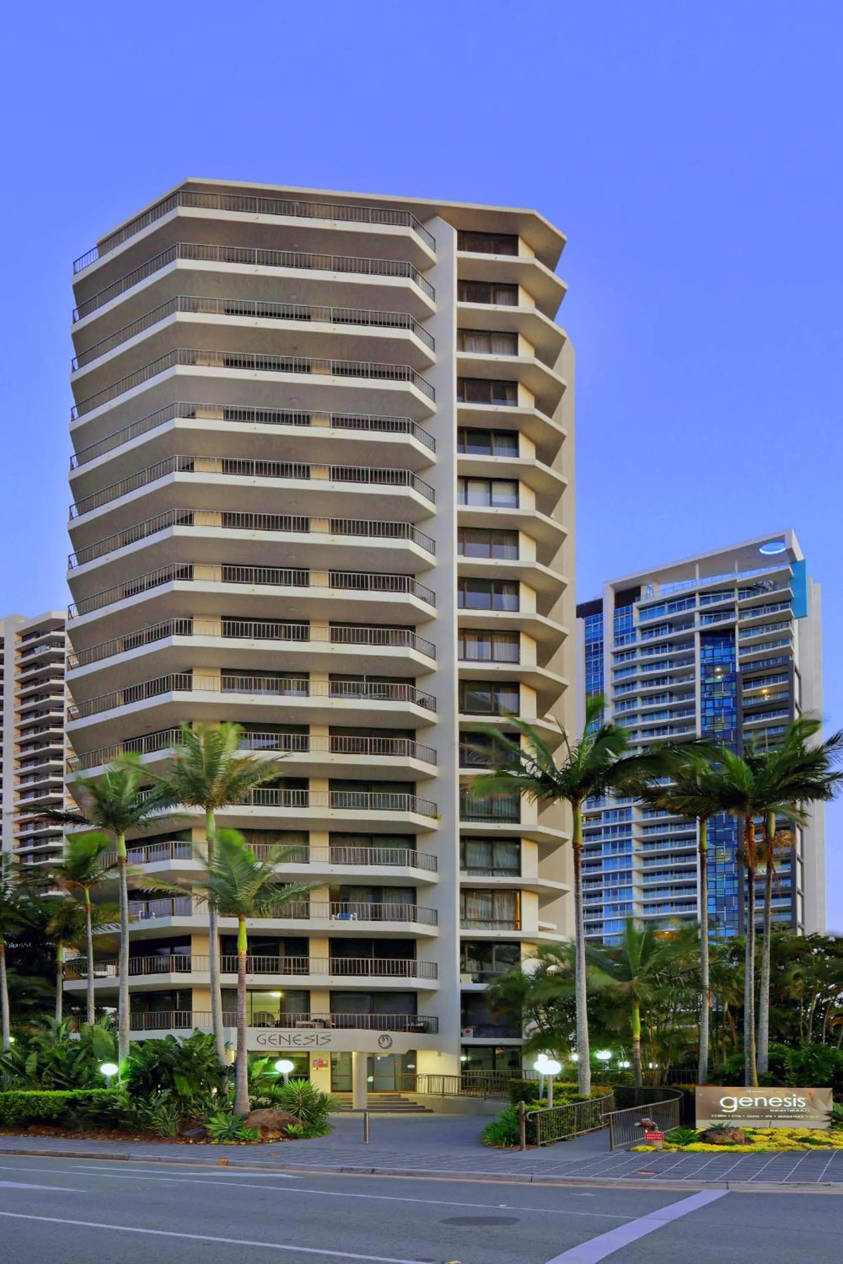 Property building in Genesis Apartments by Gold Coast Premium