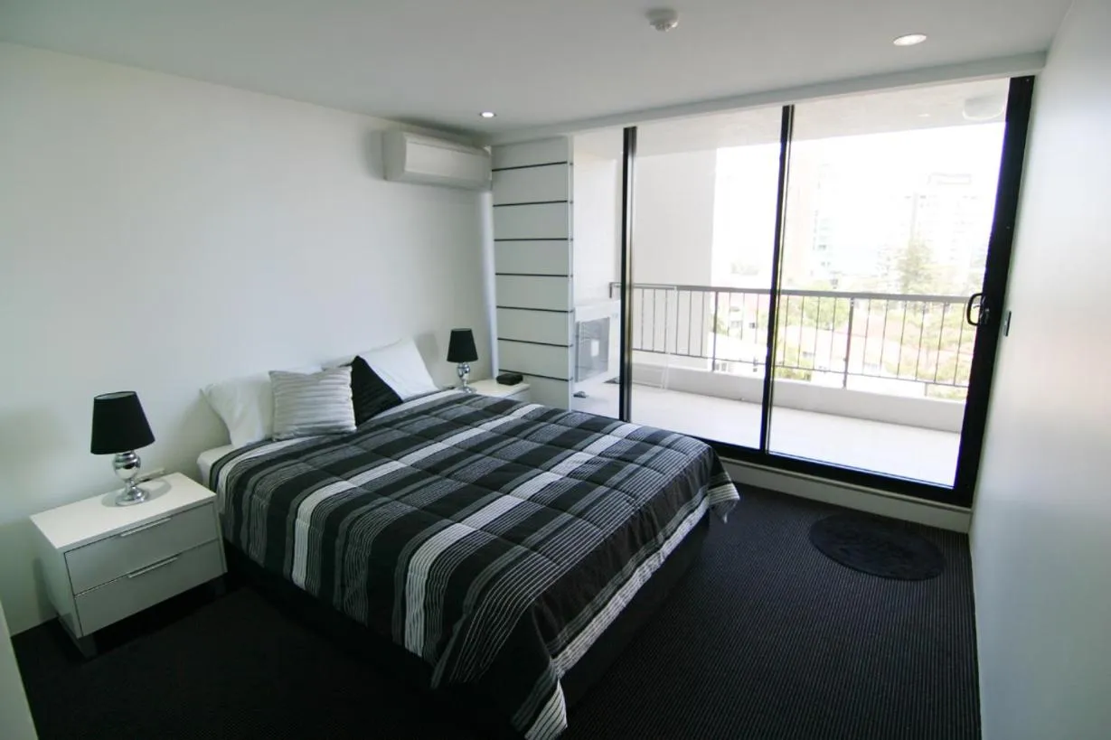 Photo of the whole room, Bed in Genesis Apartments by Gold Coast Premium